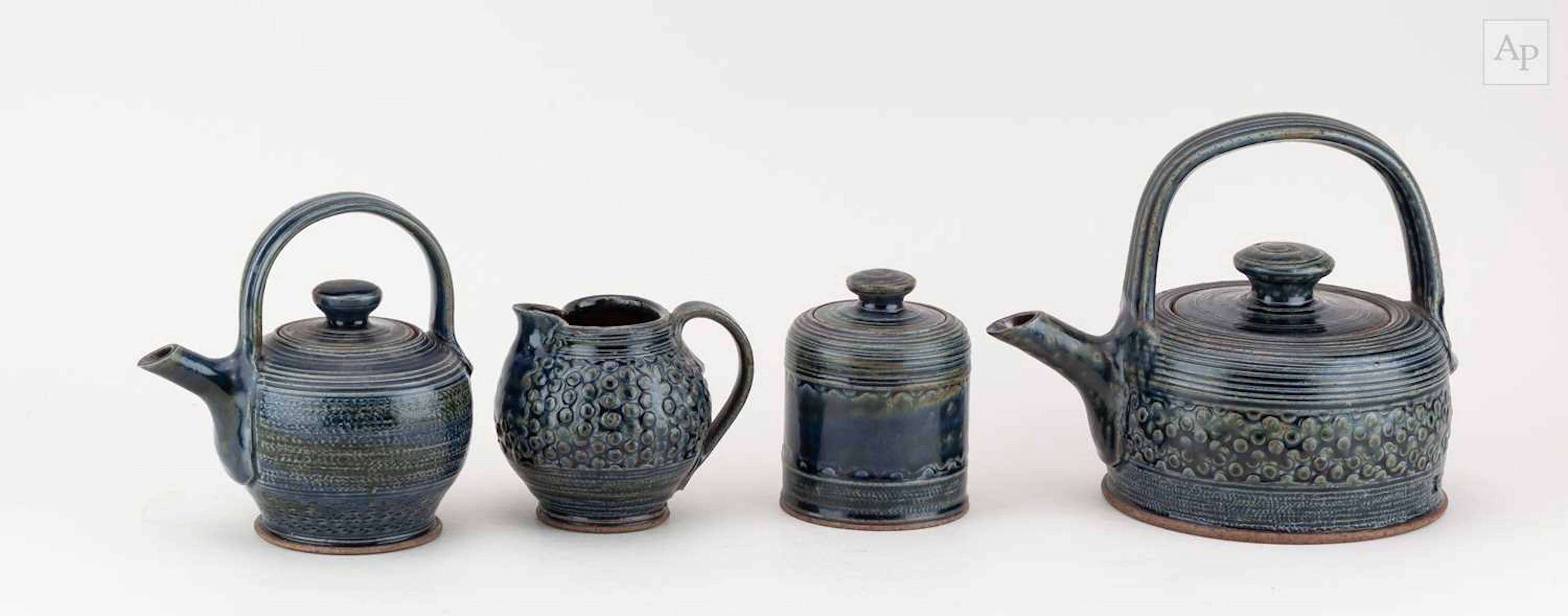 SULEYMAN SABA (born 1969); a stoneware teapot covered in...