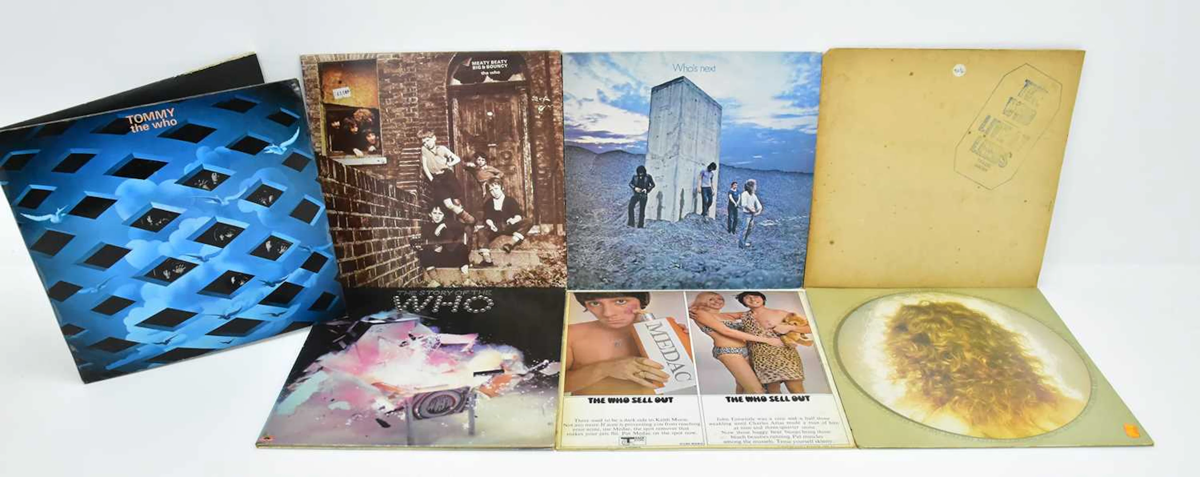 THE WHO; seven The Who related records comprising 'Live at Leeds'
