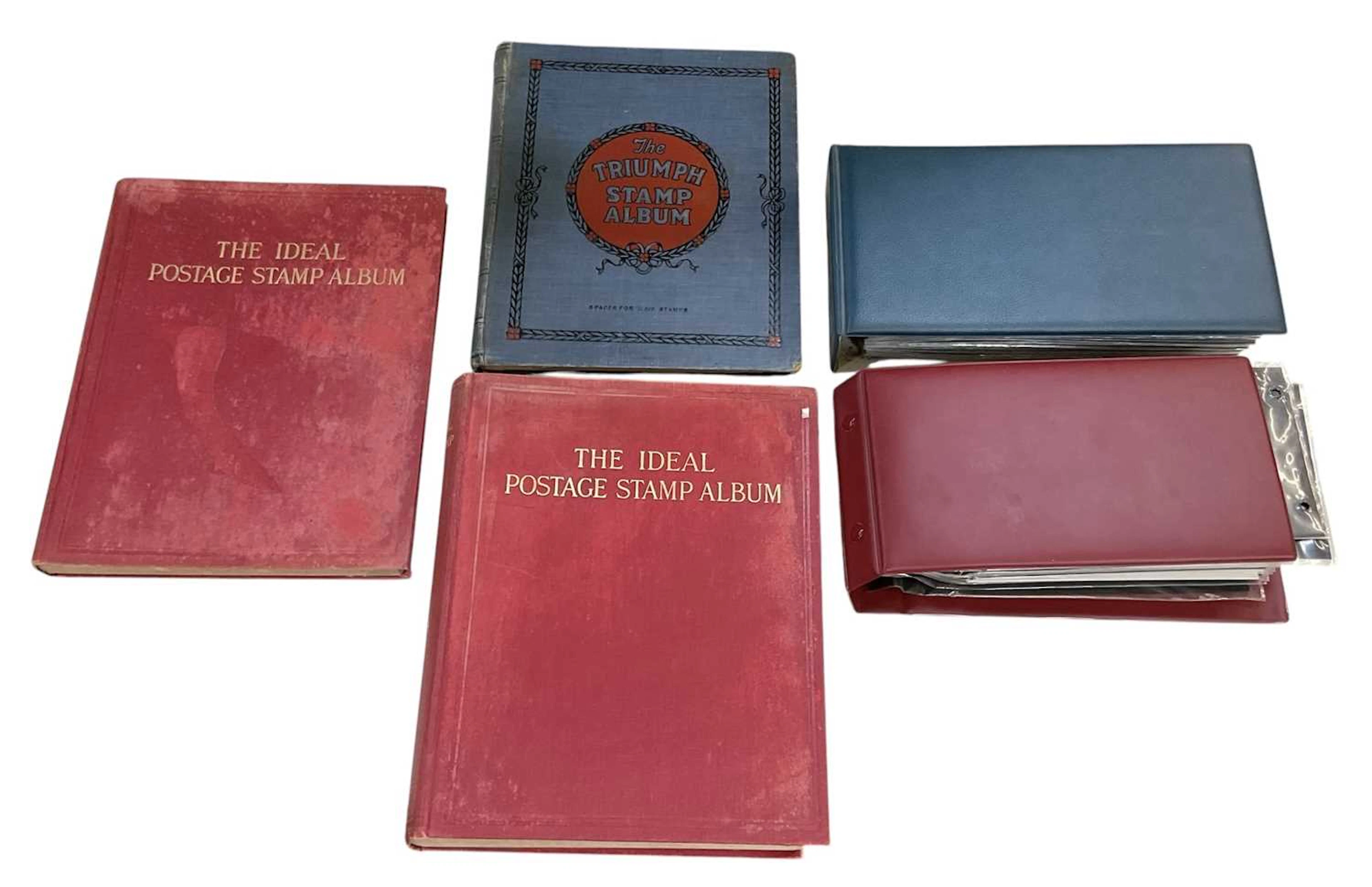 Three early 20th century all world stamp albums
