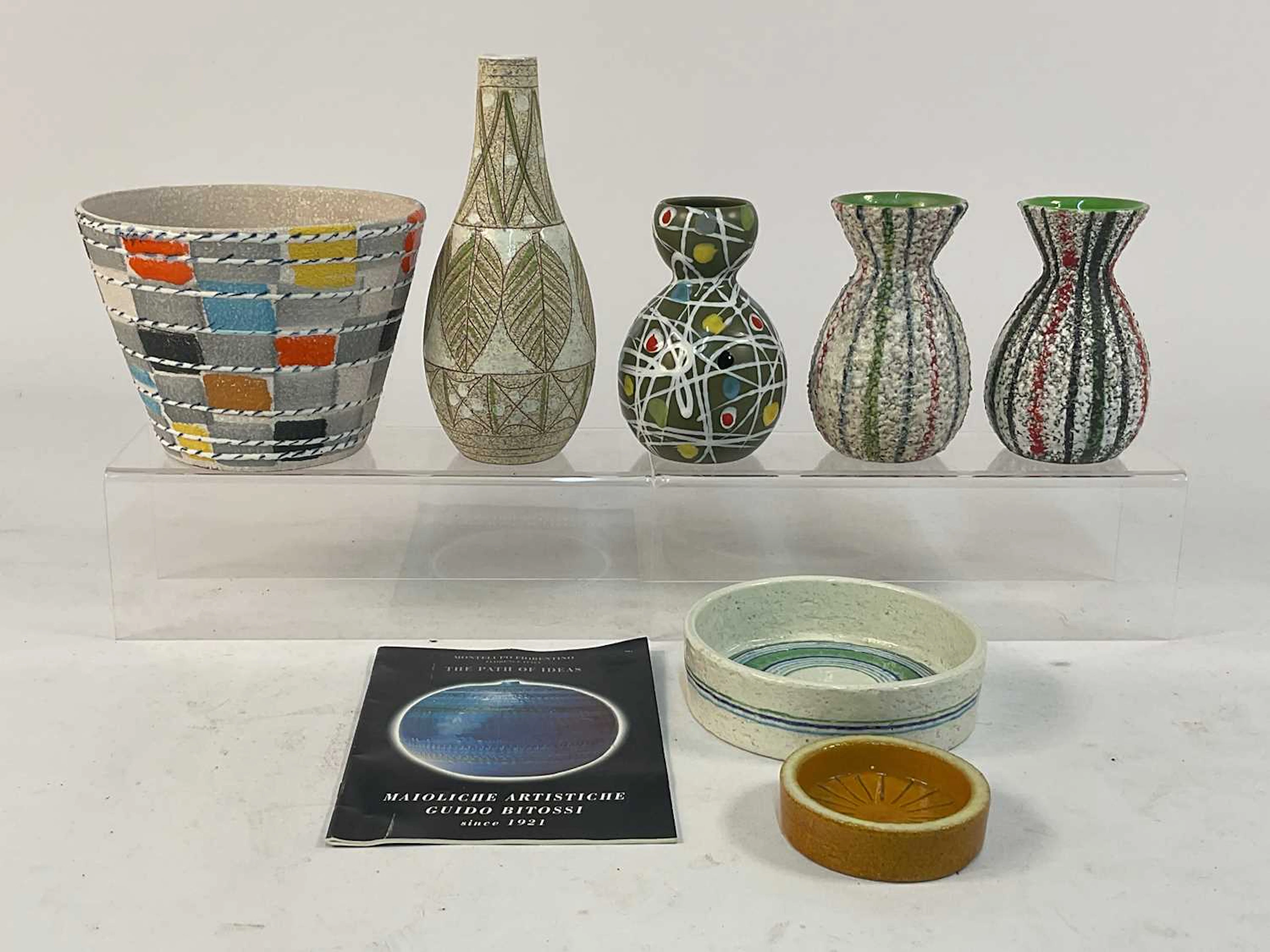 FRATELLI FANCIULLACCI; mid 20th century Italian pottery...