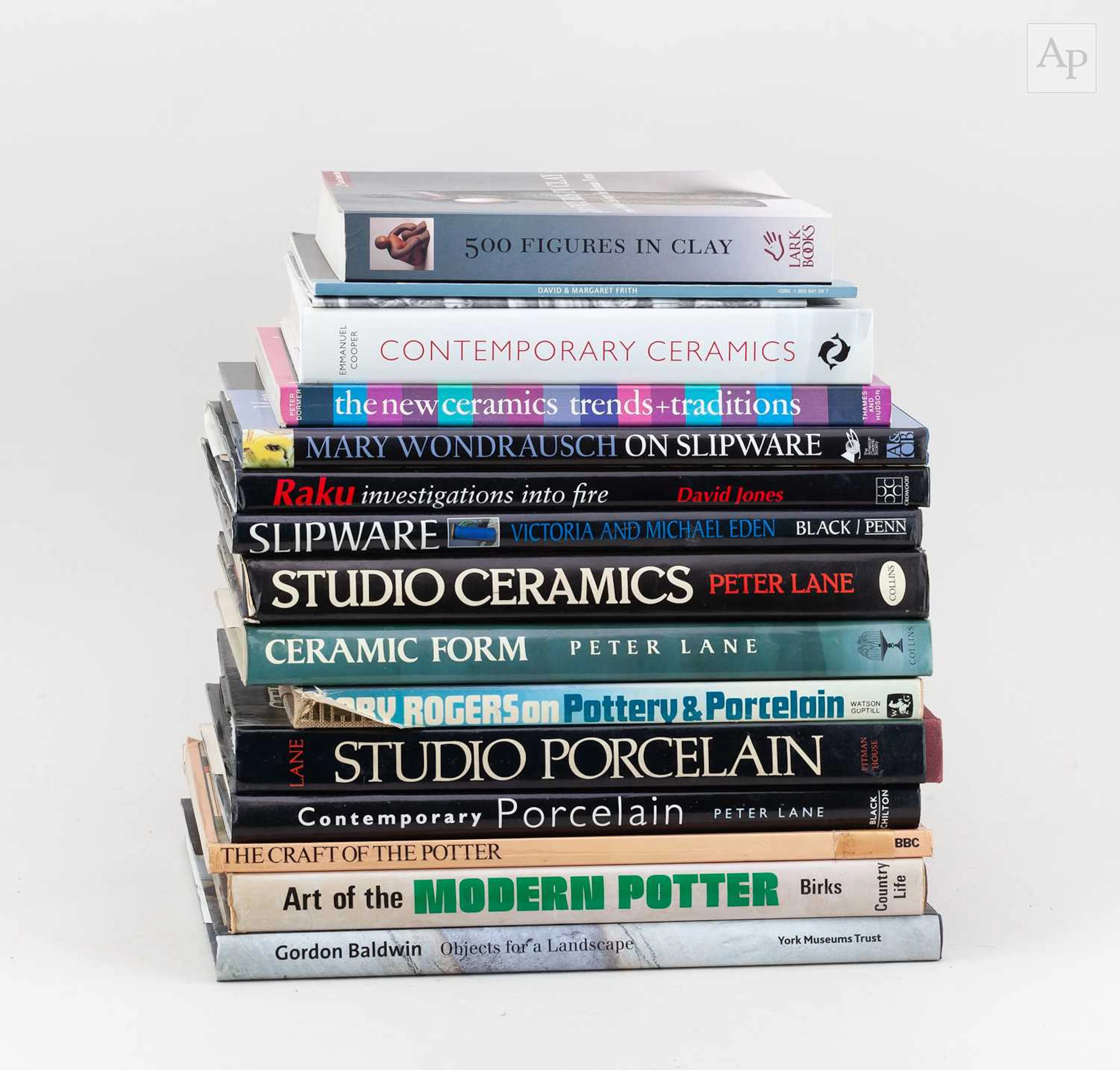 A collection of books on studio ceramics (16)
