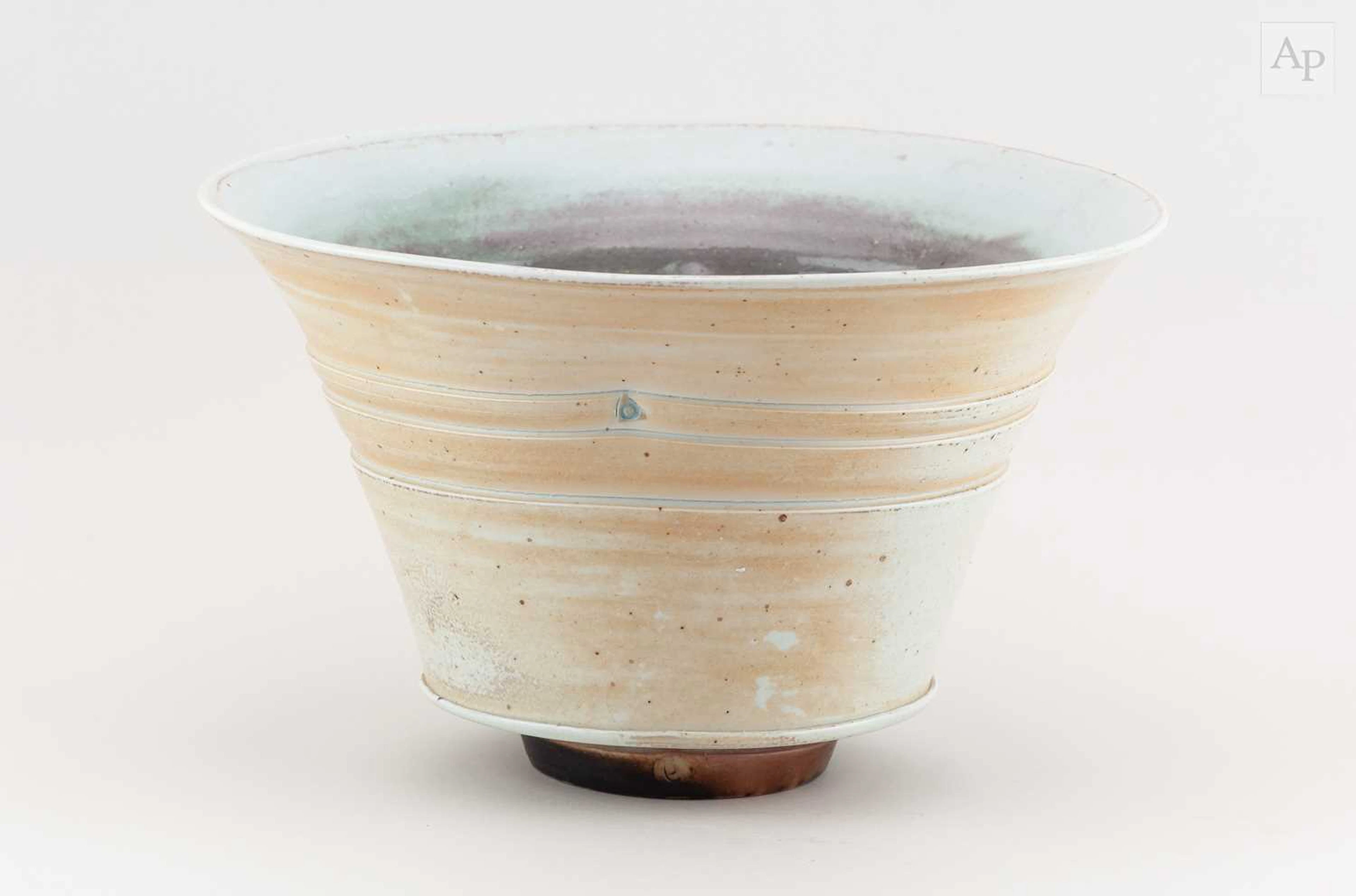 JACK DOHERTY (born 1948); a large deep porcelain bowl...