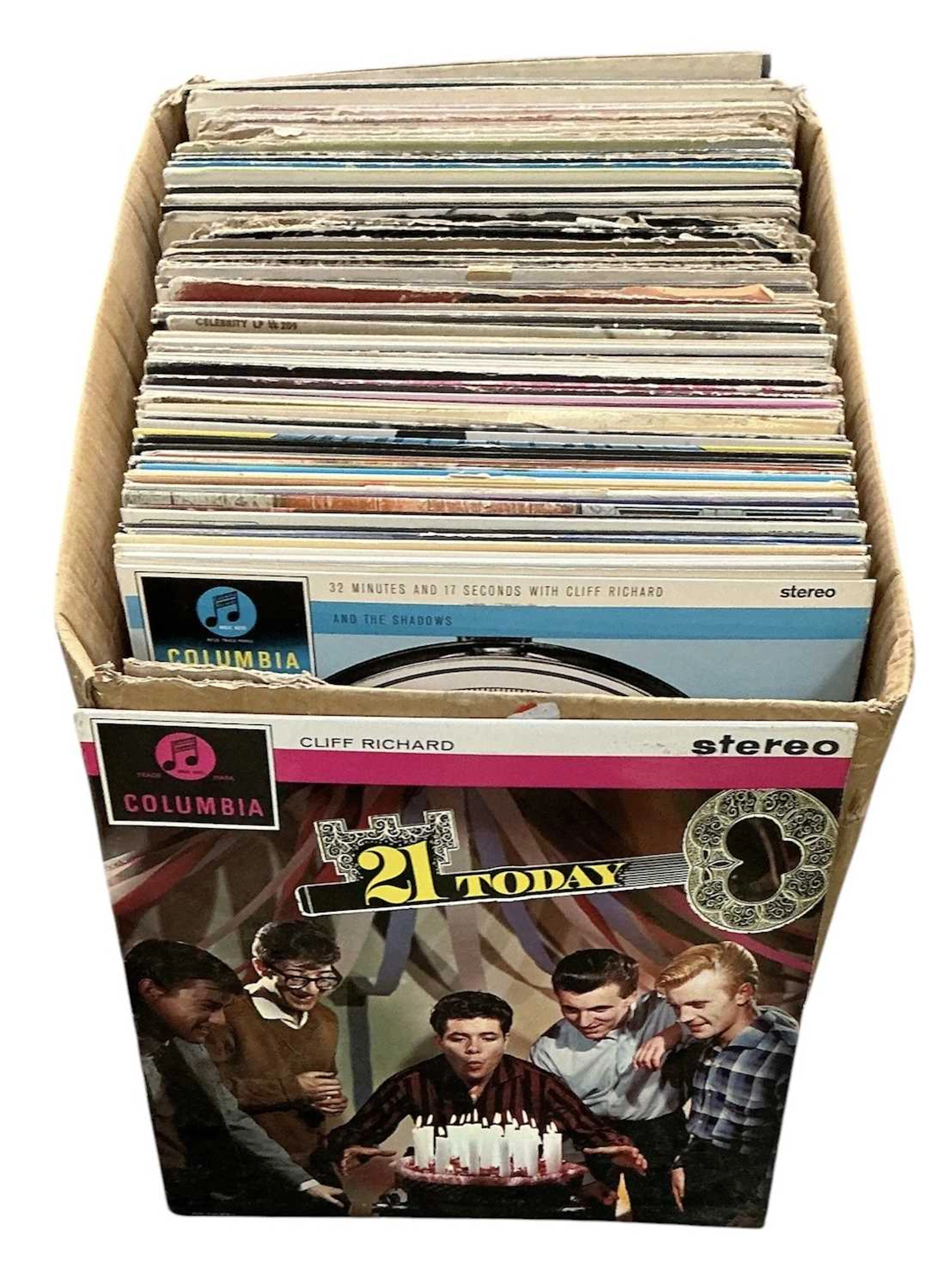 A collection of approximately one hundred vintage jazz and other records