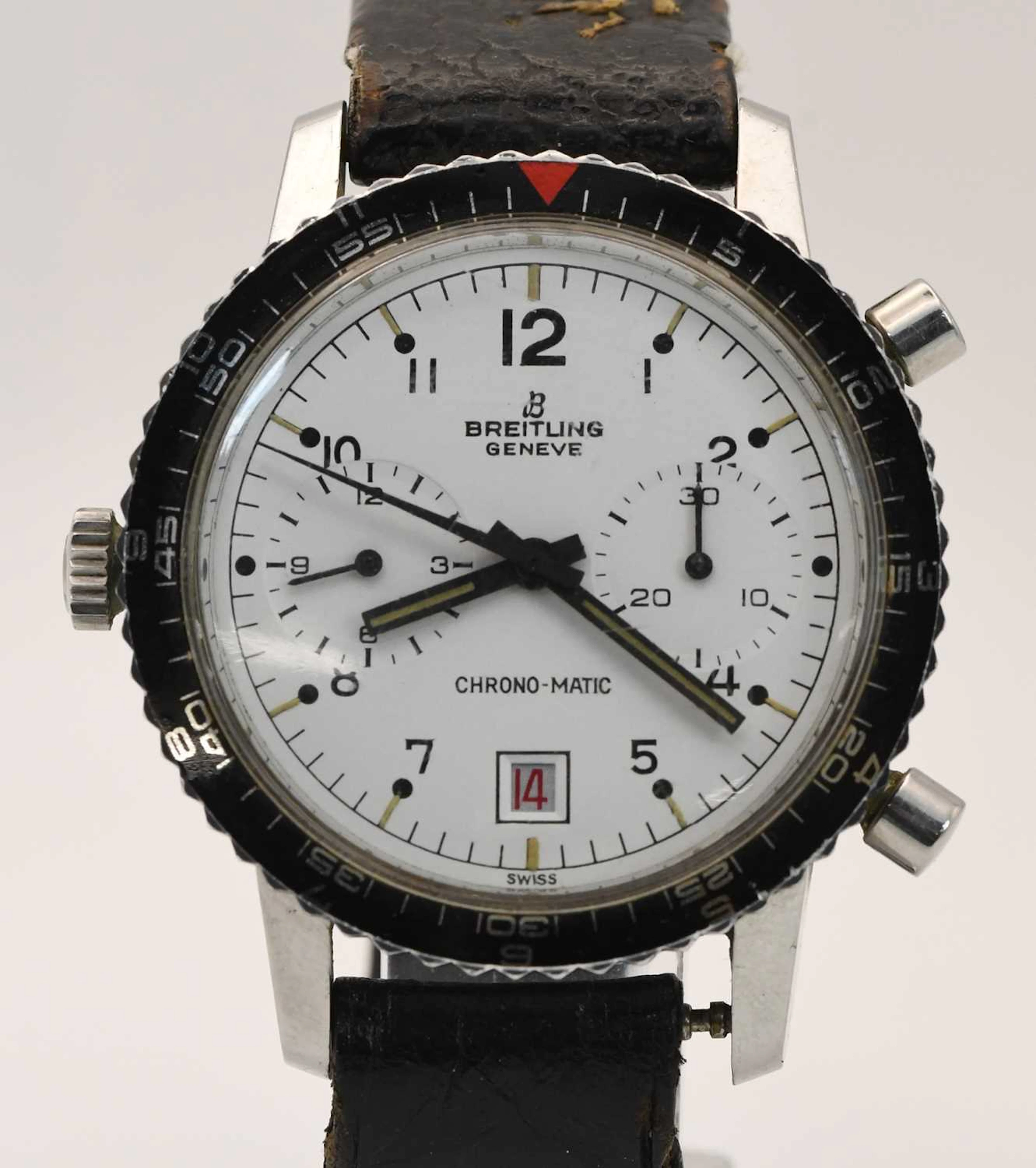 BREITLING; a gentleman's stainless steel 'Chrono-Matic' wristwatch