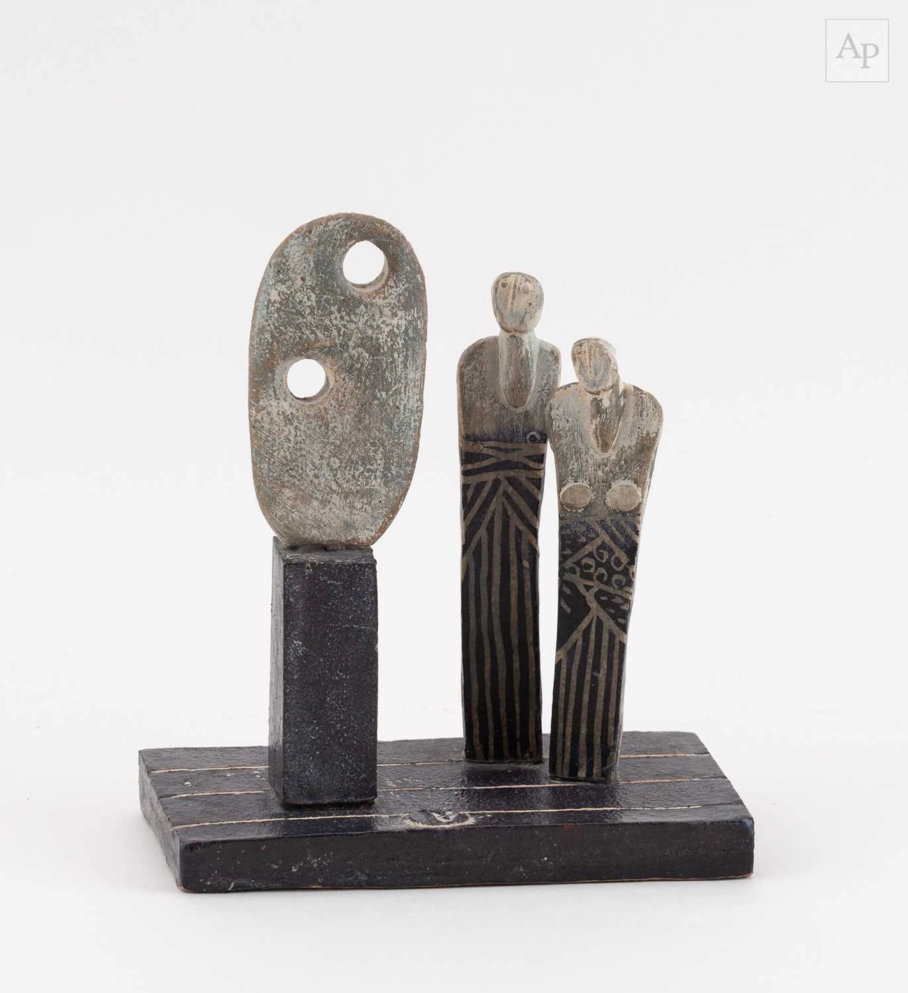 JOHN MALTBY (1936-2020); 'Looking at Hepworth'