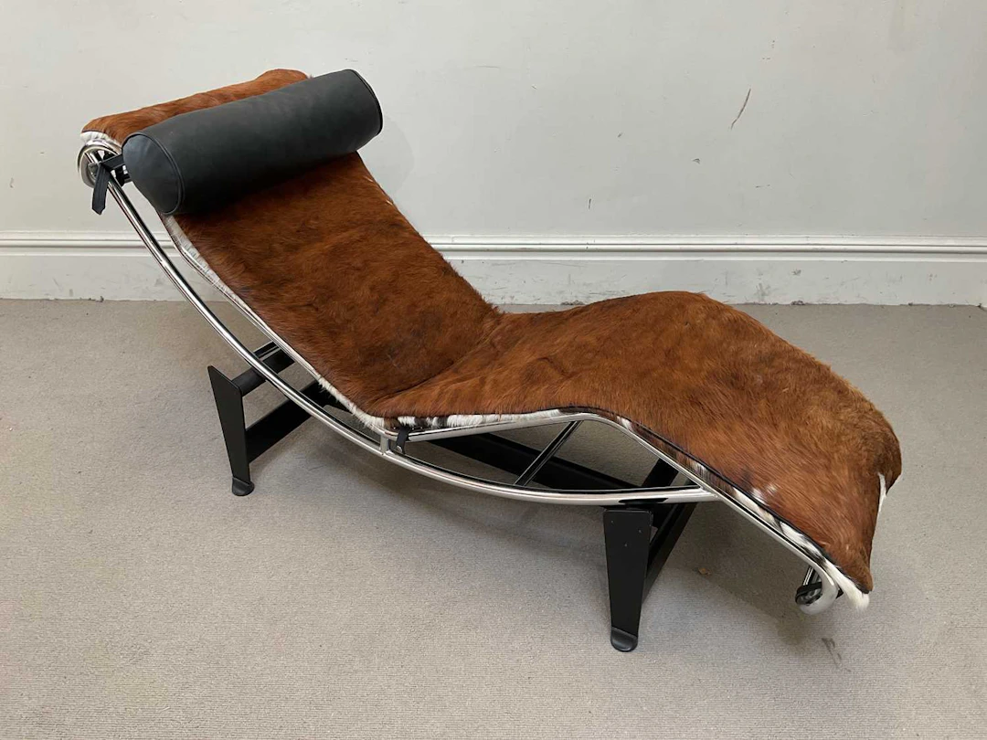 AFTER LE CORBUSIER; an LC4 lounge chair