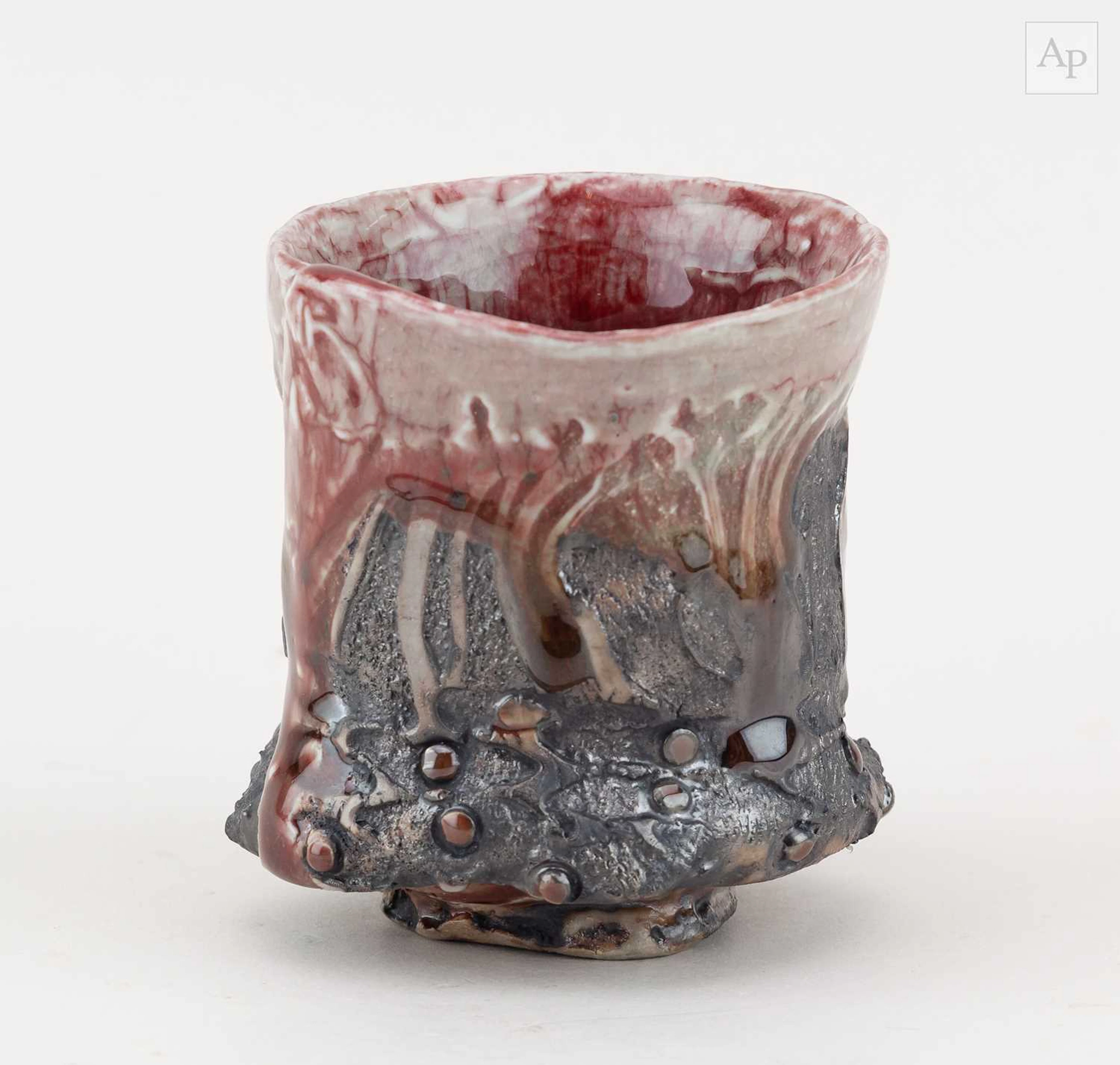 EDDIE CURTIS (born 1953); a stoneware yunomi with...