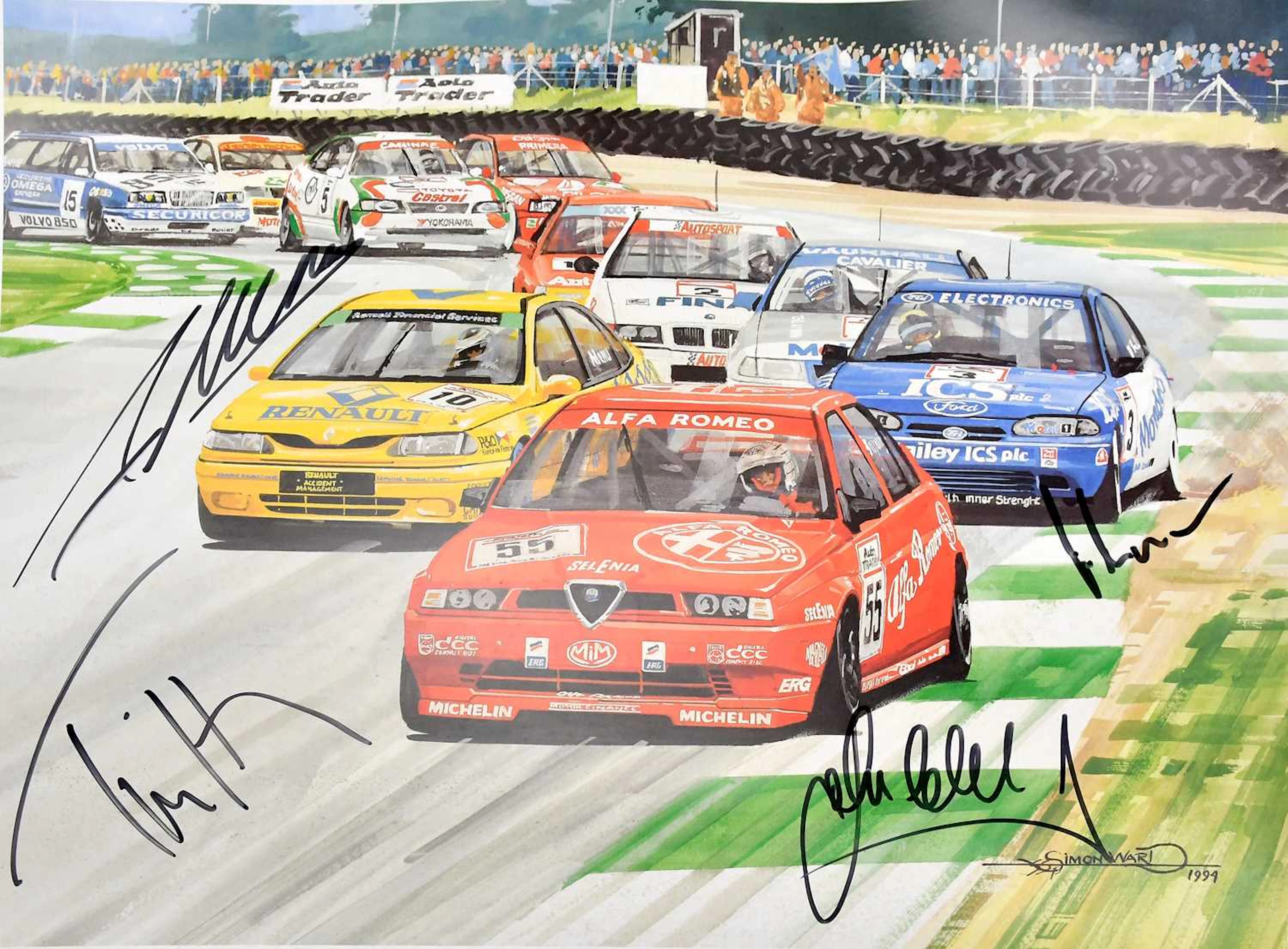A British Touring Car Championship promotional poster 1994