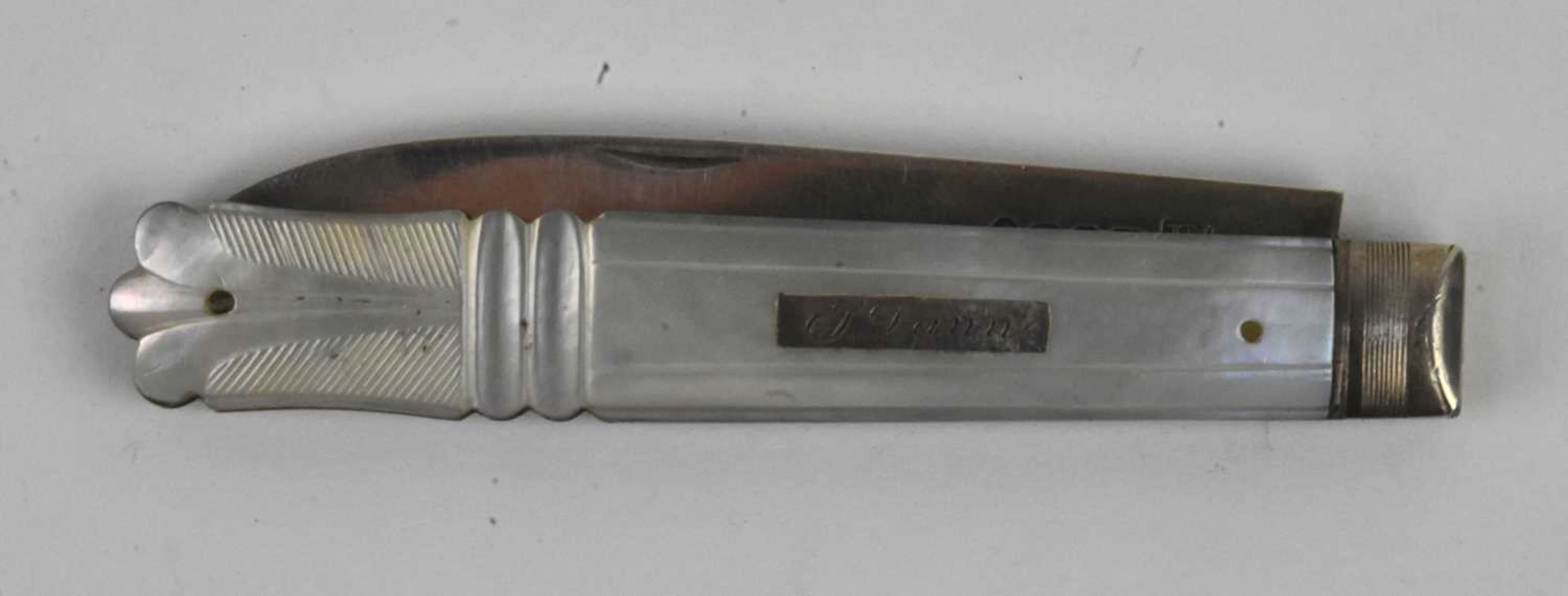 JOHN NOWILL; a George IV hallmarked silver and mother of...