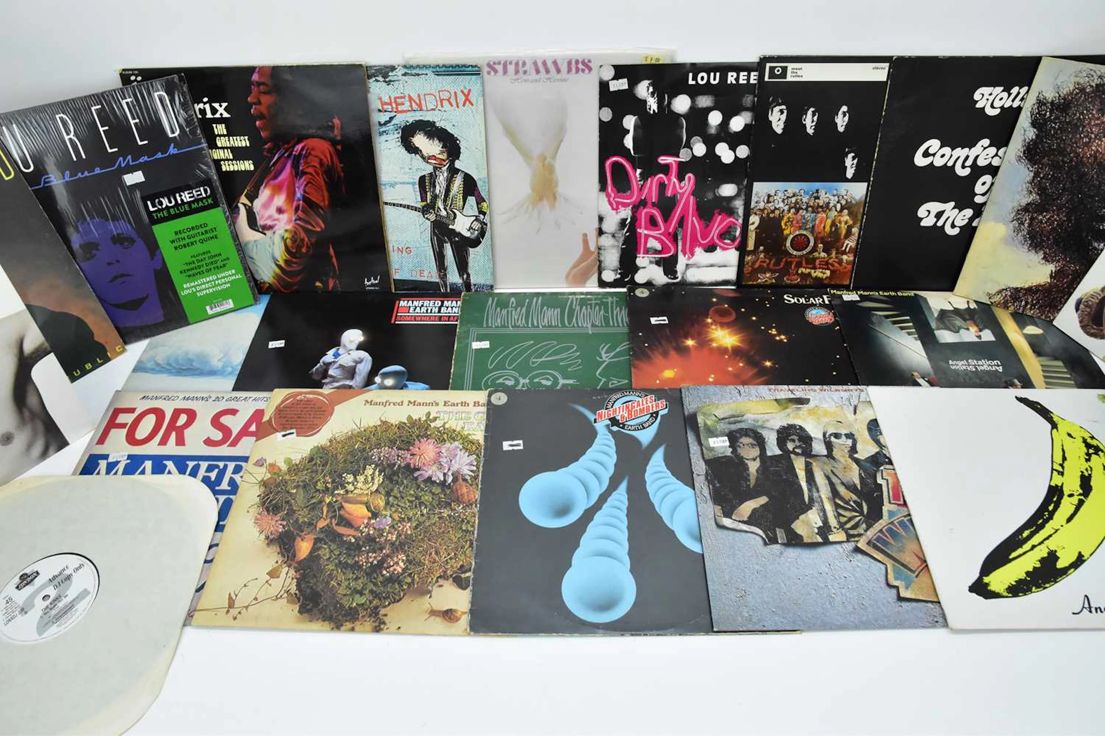 ROCK; twenty-two records including three albums by Lou Reid