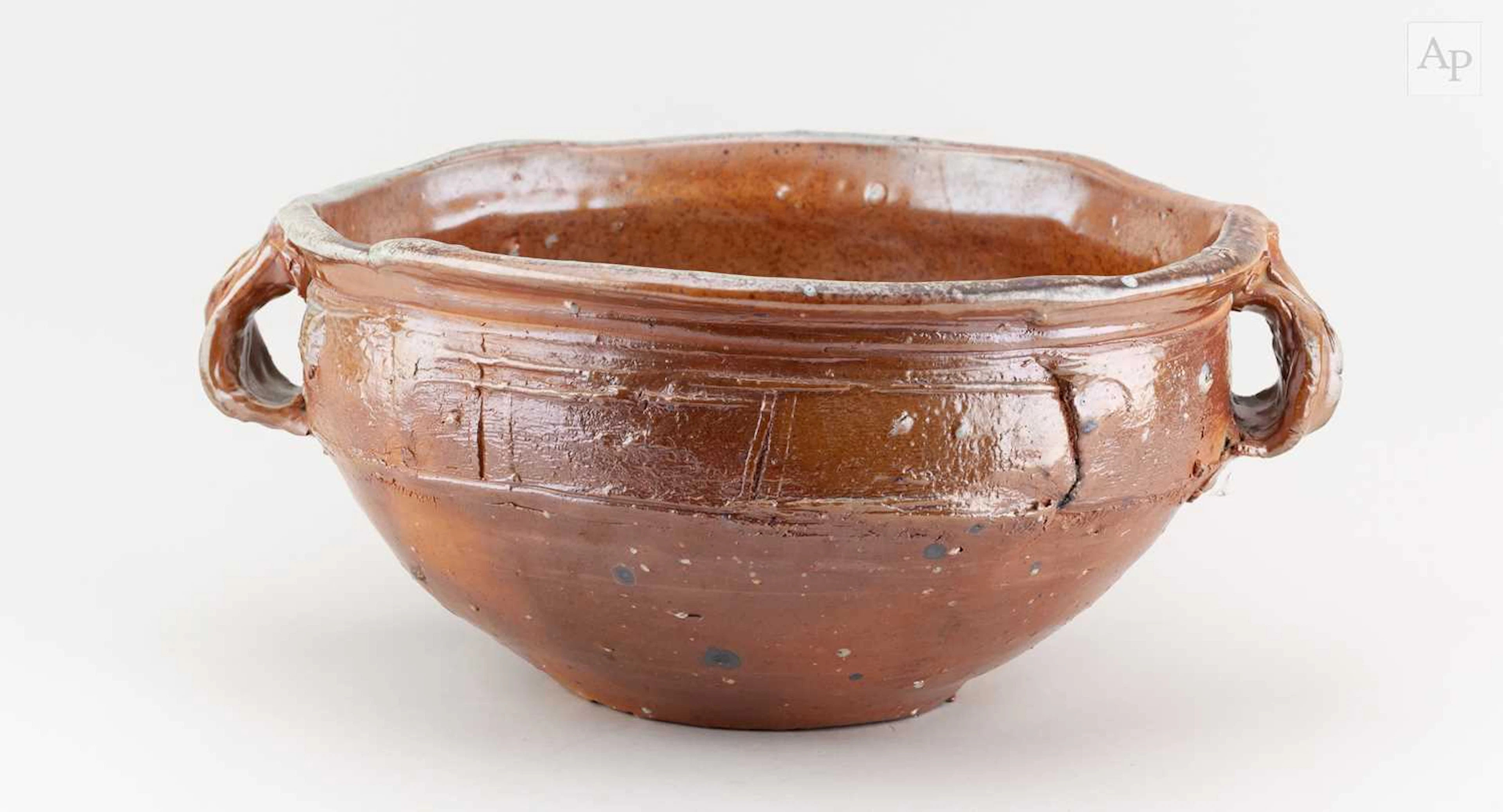NIC COLLINS (born 1958); a large wood fired stoneware...