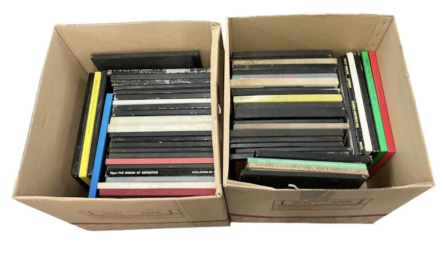A collection of approximately fifty-eight boxed classical LPs