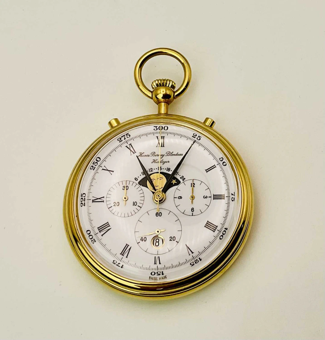 HENRI BERNEY BLONDEAU; a gold plated Heritage collection...