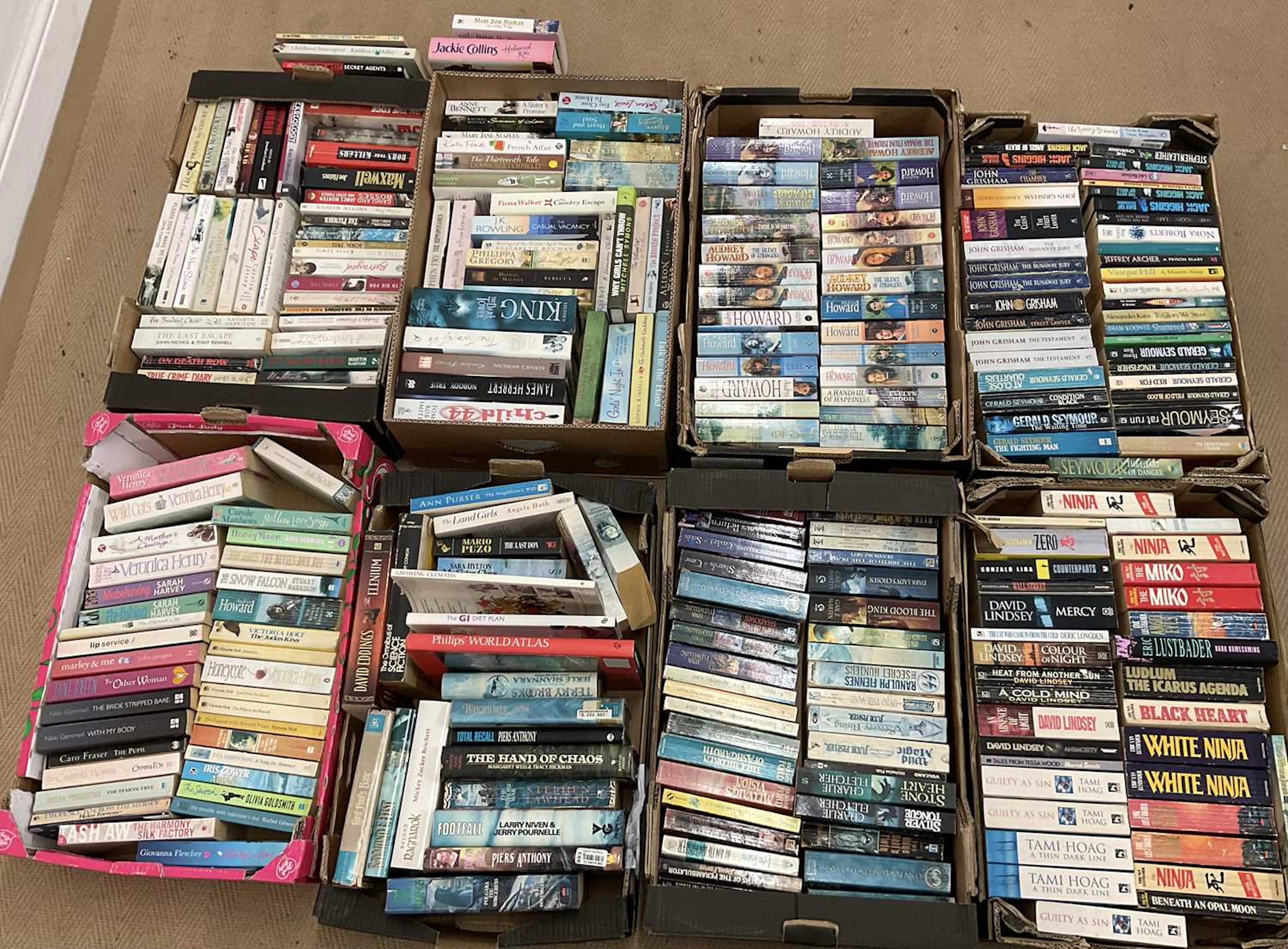 A large quantity of science fiction