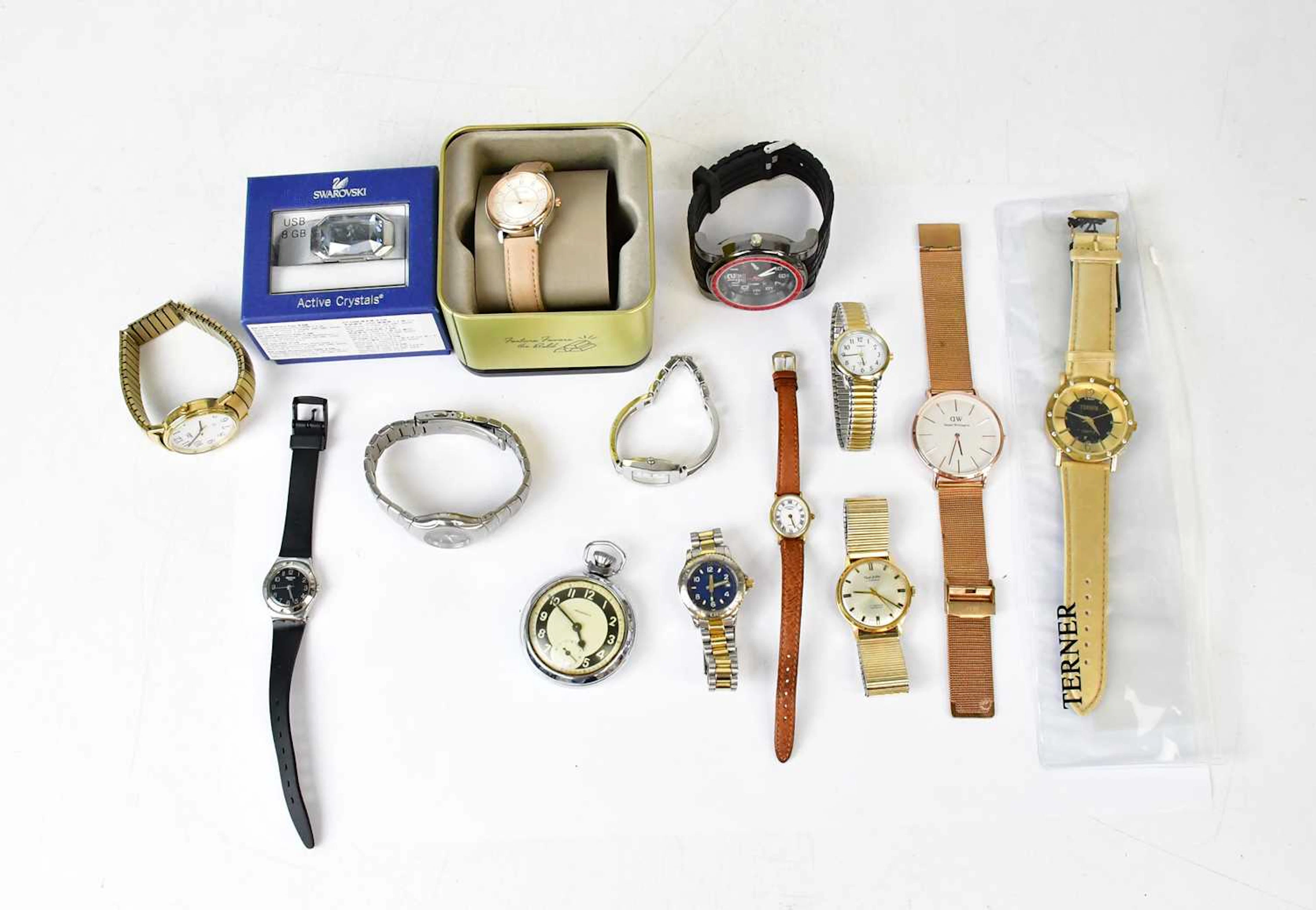 A collection of fashion watches