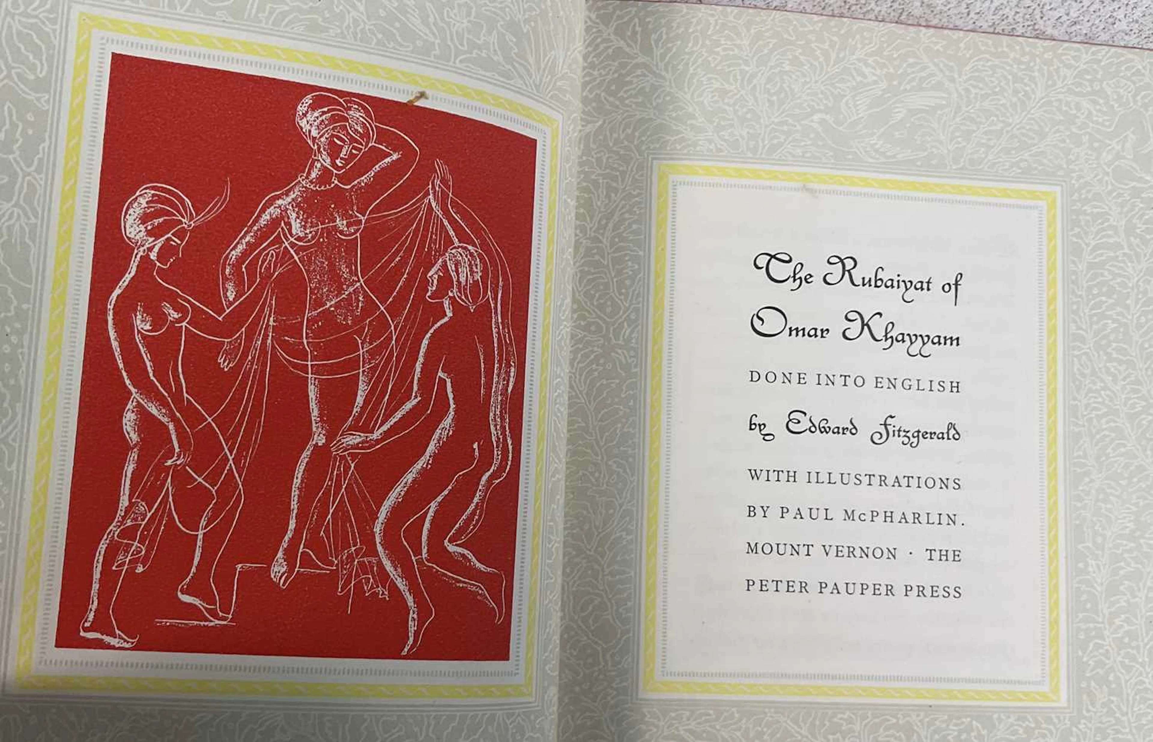 EDWARD FITZGERALD; The Rubaiyat of Omar Khayyam