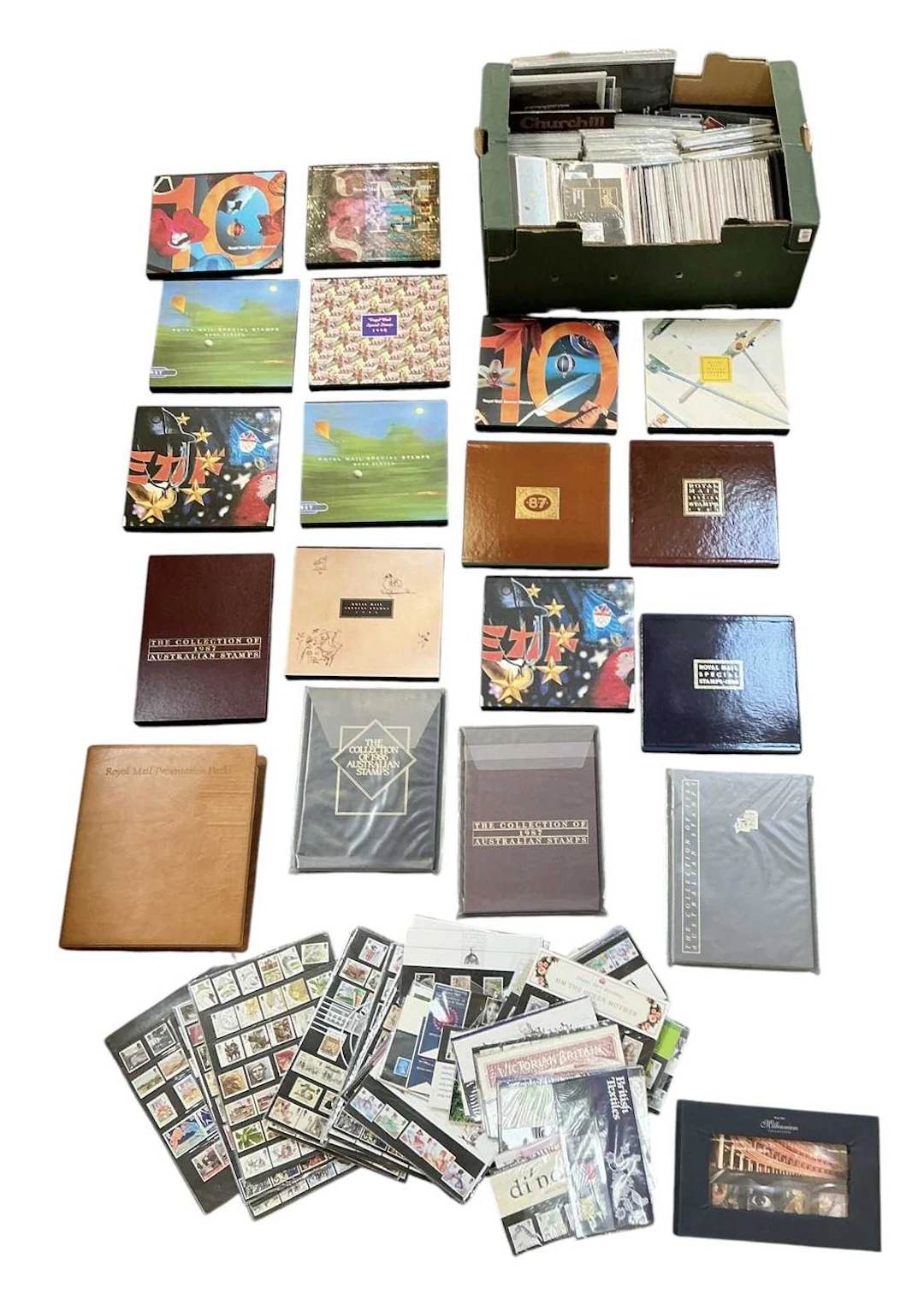 A large quantity of assorted Royal Mail special stamp...