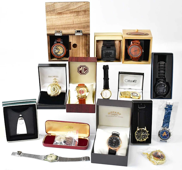 A collection of fashion watches