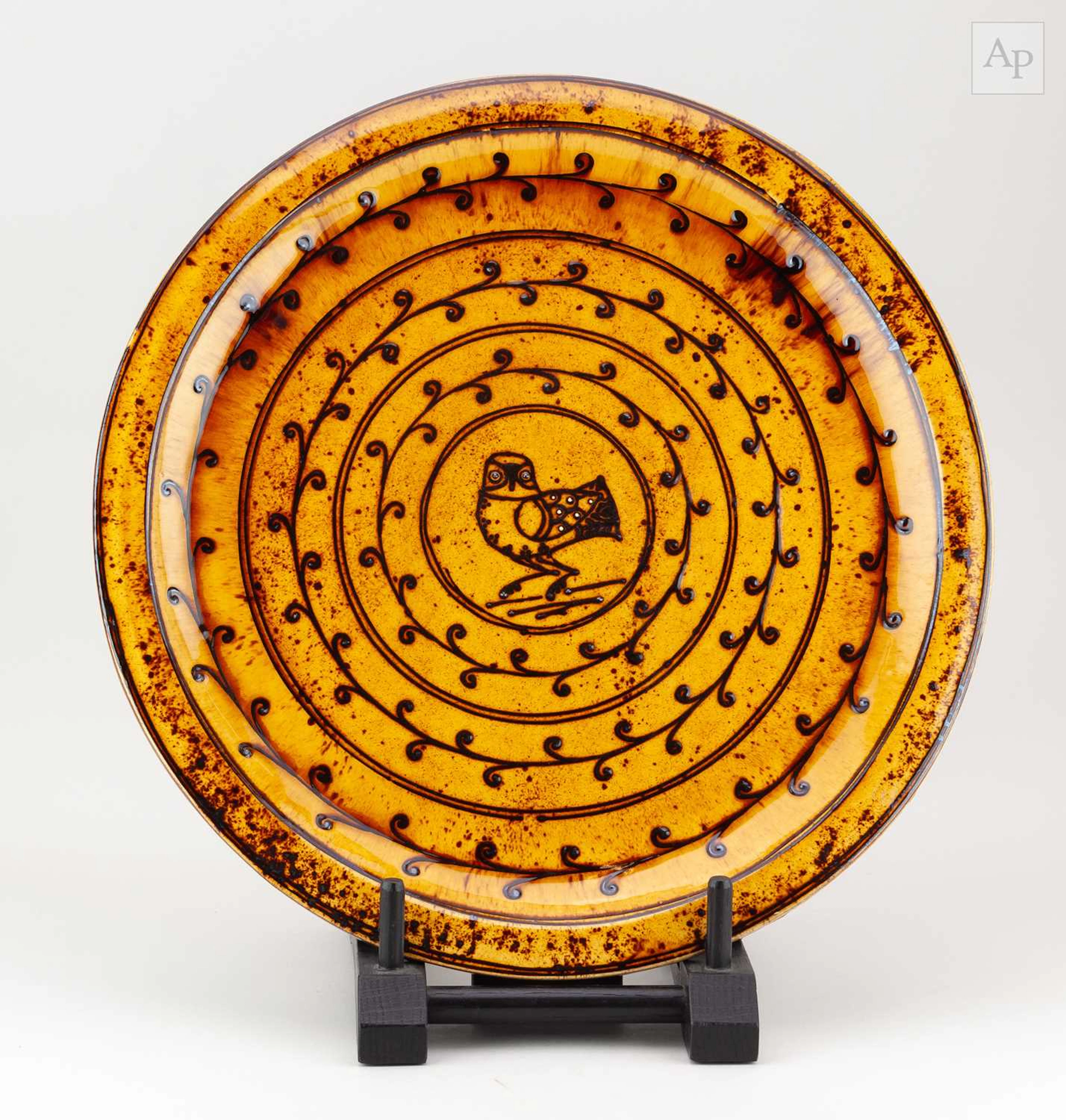 HANNAH McANDREW (born 1977); a large slipware charger...