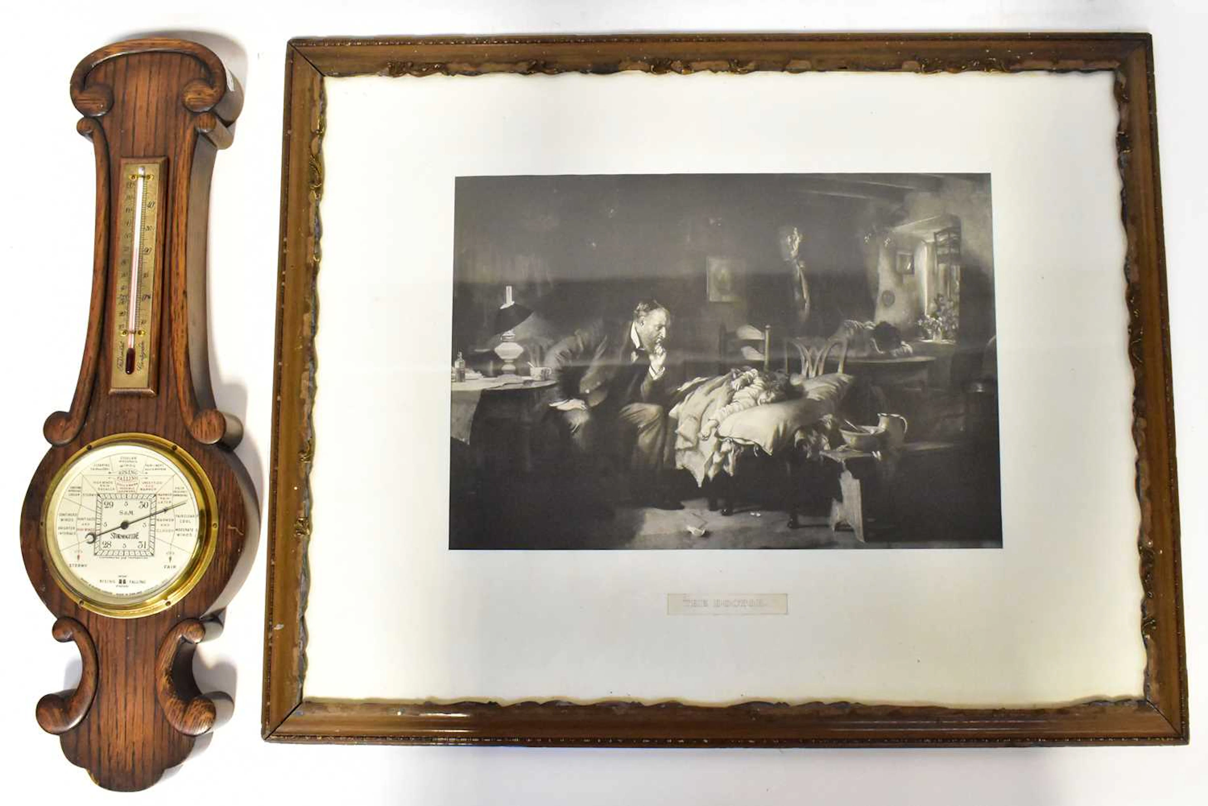 AFTER LUKE FILDES; monochrome print