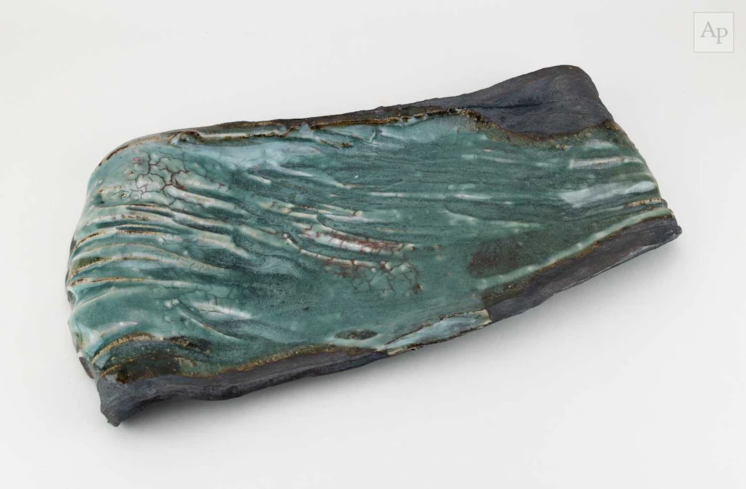 MARGARET CURTIS (born 1955); a rectangular stoneware...