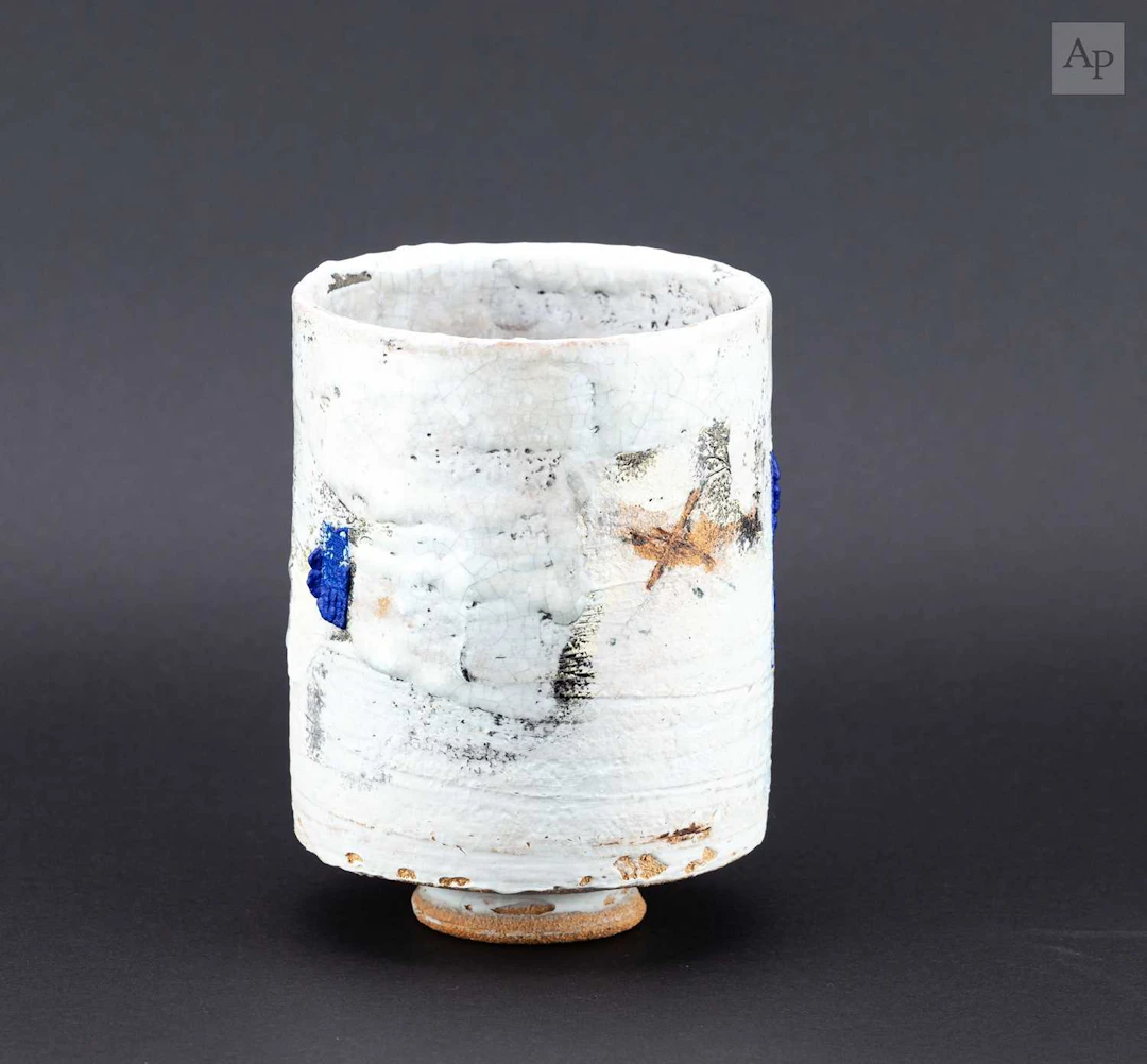 ROBIN WELCH (1936-2019); a cylindrical stoneware vessel...