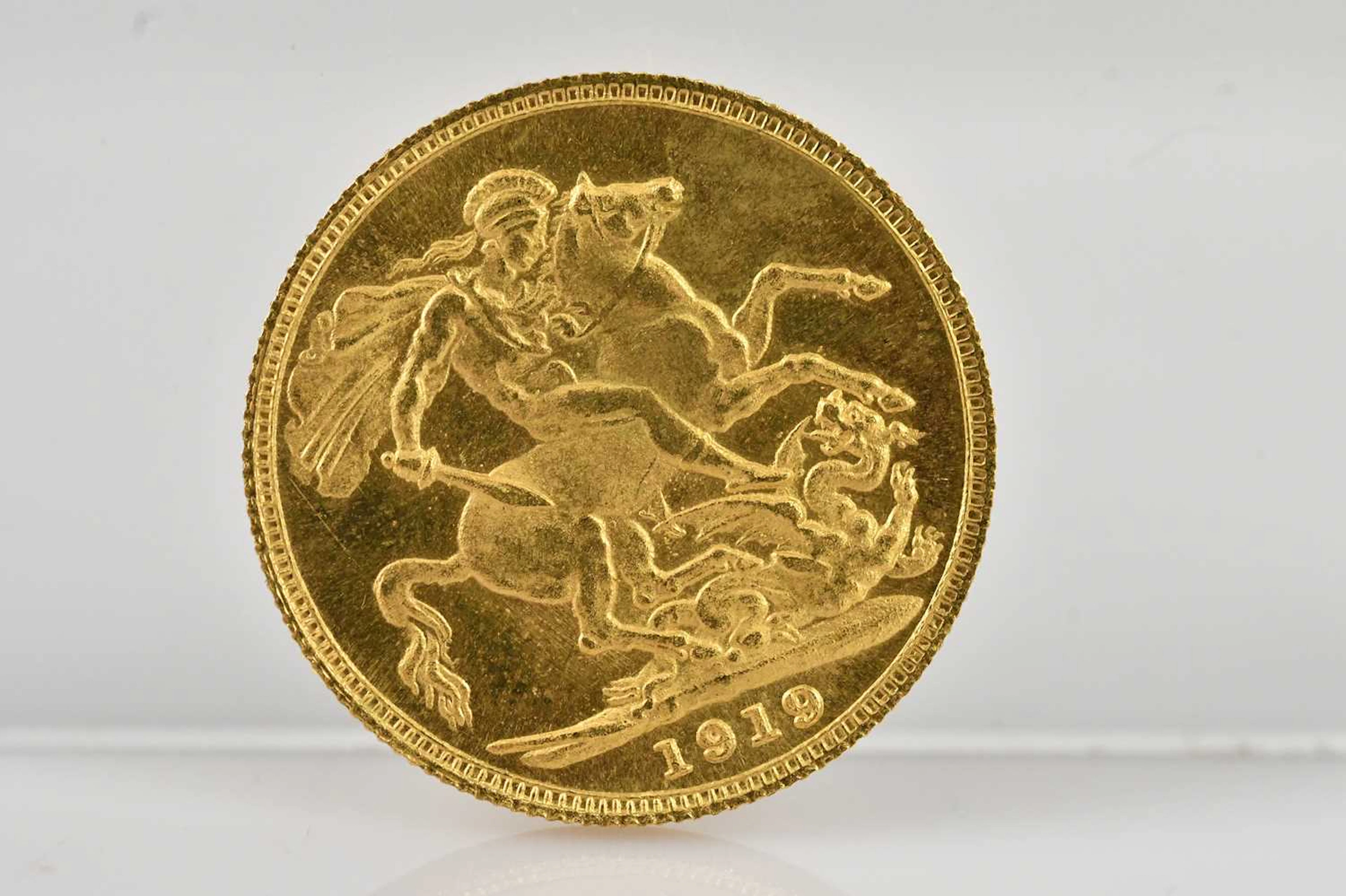A gold coin