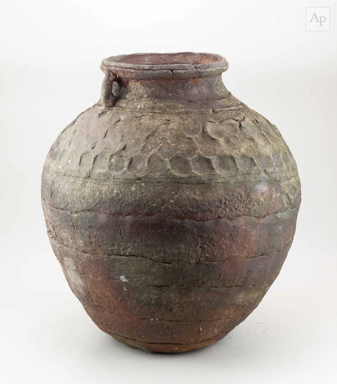 CHARLES BOUND (born 1939); a large lugged wood fired...