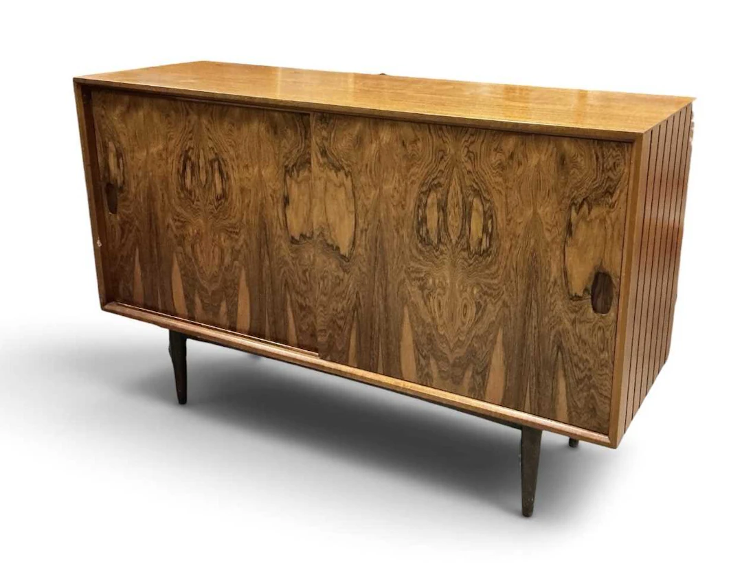 BATH CABINET MAKERS; a mid century rosewood sideboard