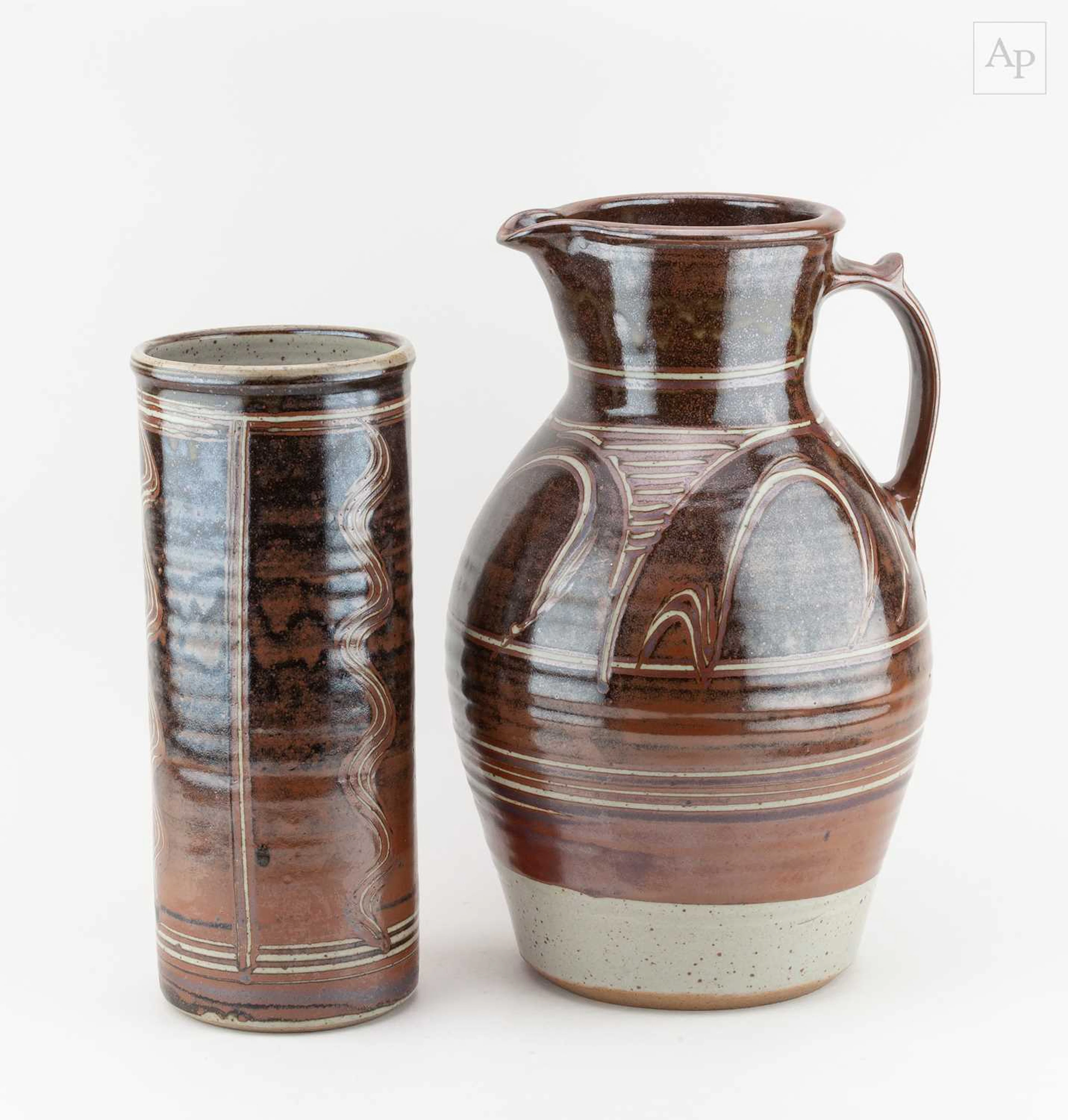 DAVID FRITH (born 1943) for Brookhouse Pottery; a large...