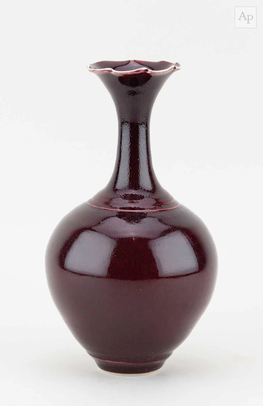 BRIDGET DRAKEFORD (born 1946); a porcelain bottle covered...