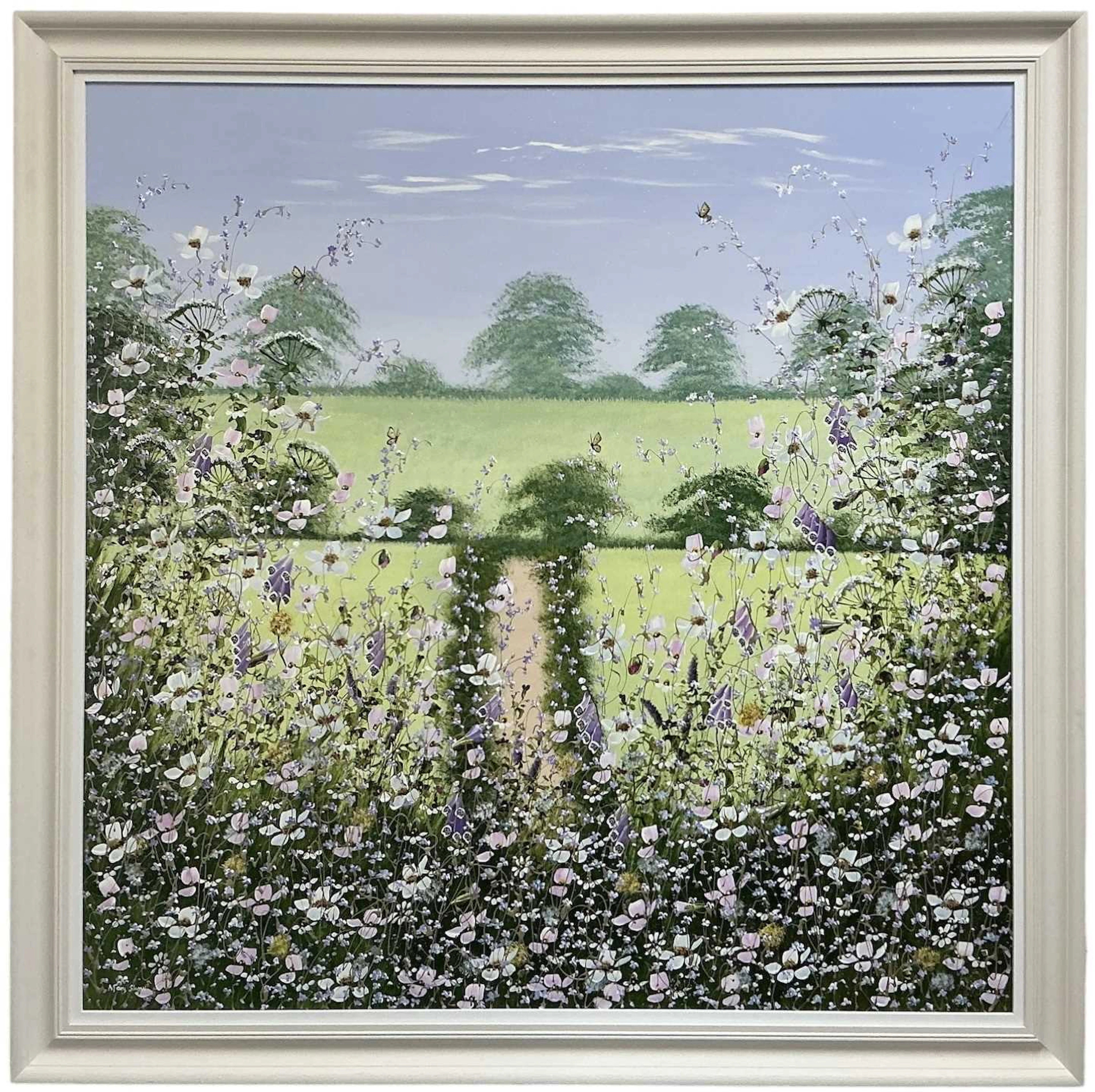 MARY SHAW; oil and acrylic on board