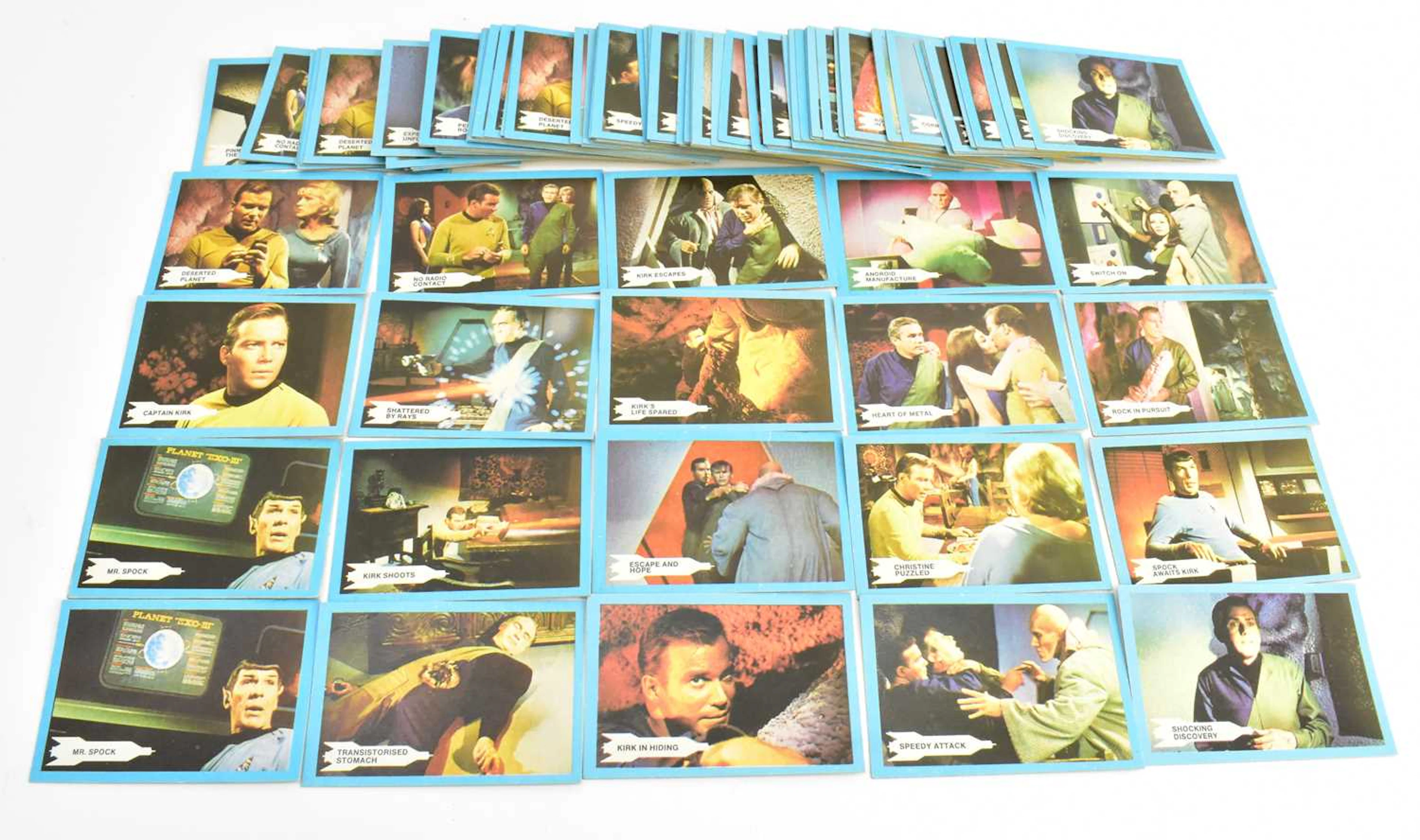 A&BC CHEWING GUM; a collection of sixty-two Star Trek...