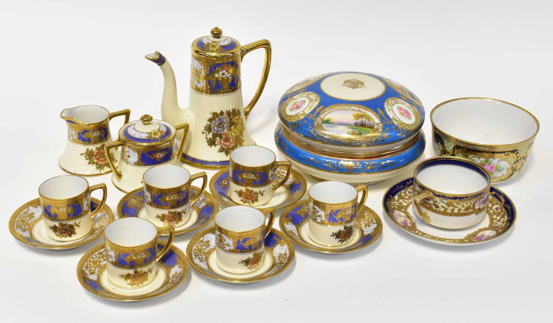 A Noritake coffee set for six people