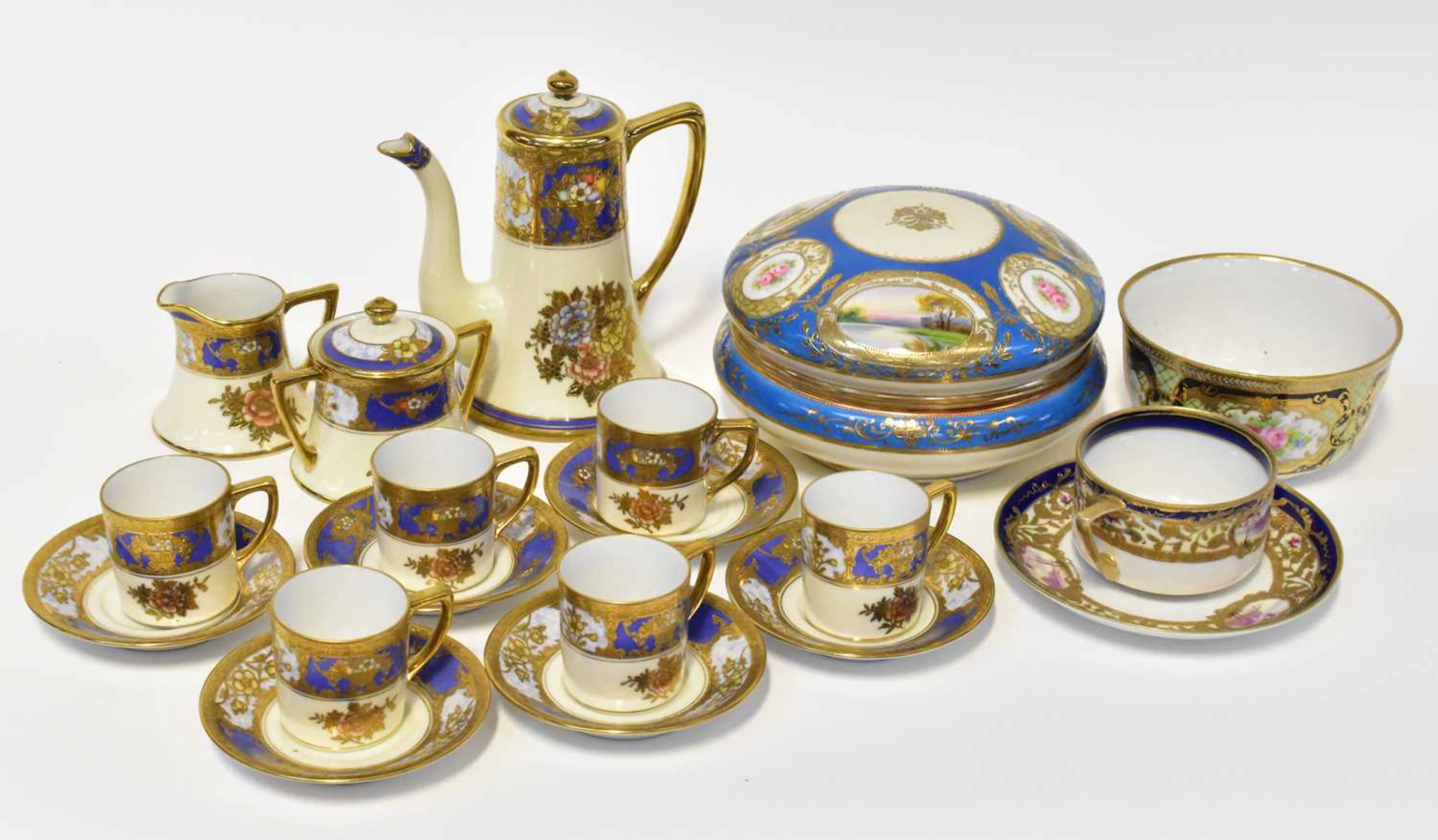 A Noritake coffee set for six people