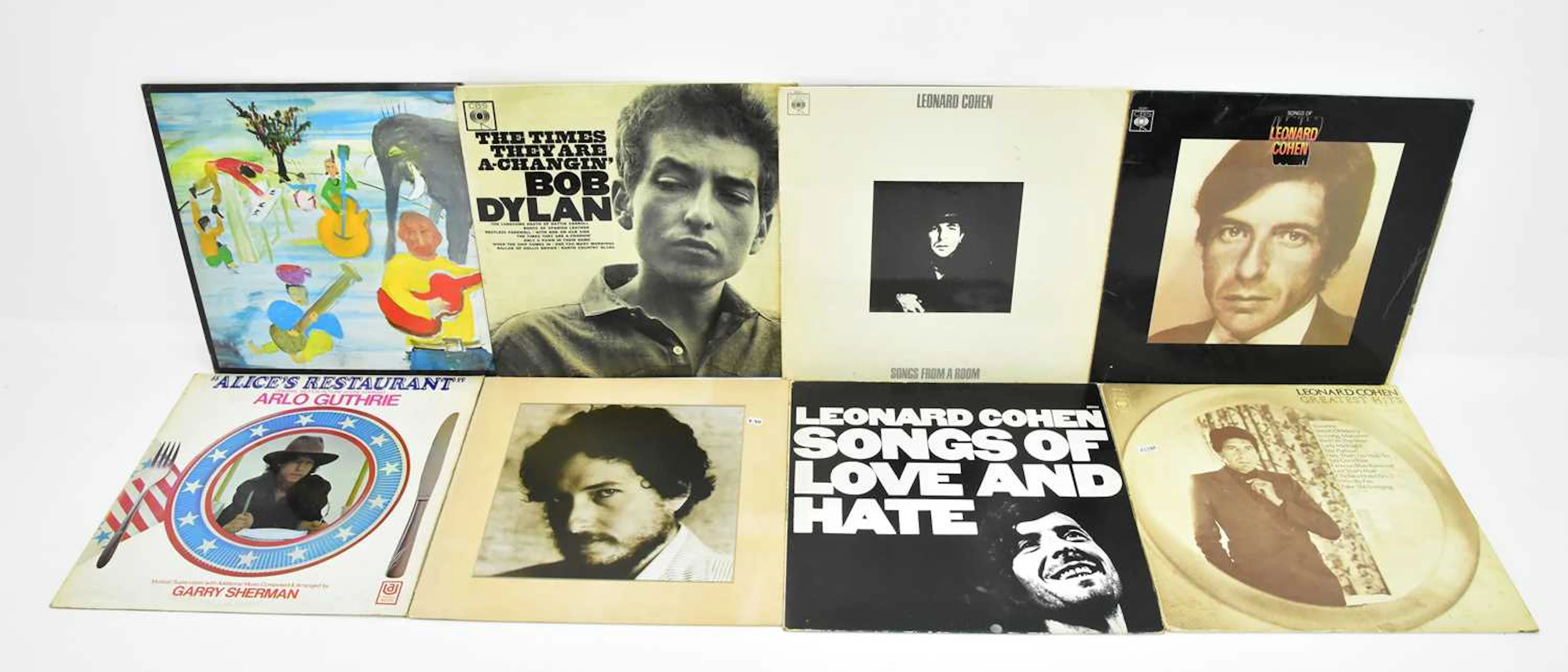 LEONARD COHEN; eight albums