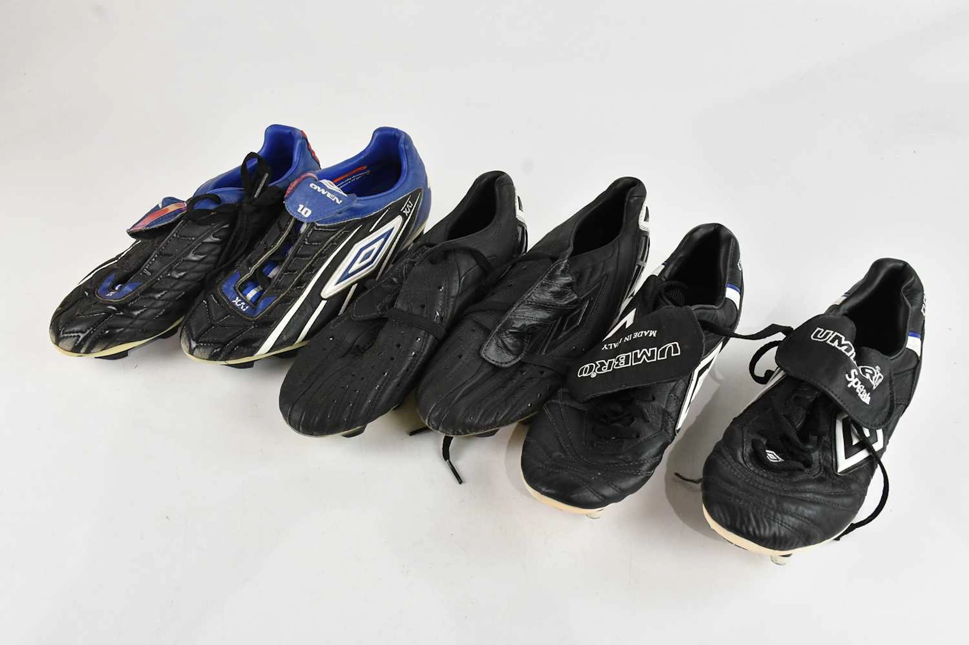 MICHAEL OWEN; a pair of Umbro World Cup Final 2002 football boots