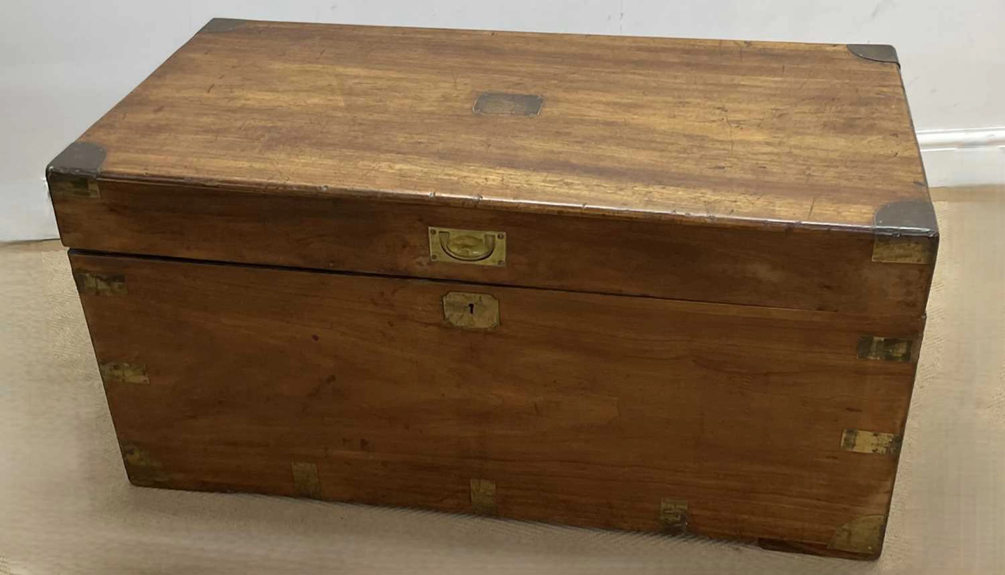 A camphorwood campaign trunk
