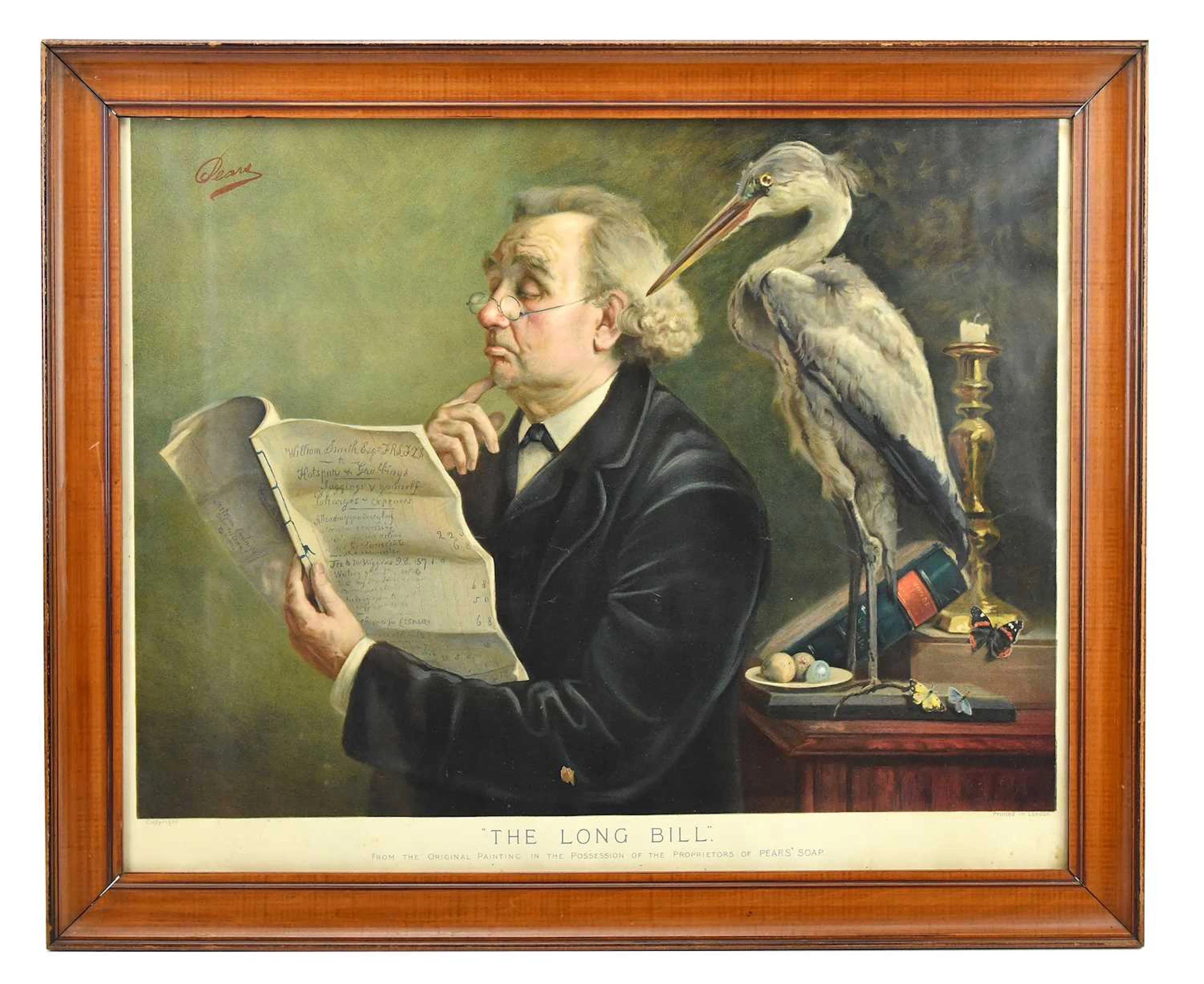 AFTER BOUGUET; a modern colour print of an eagle