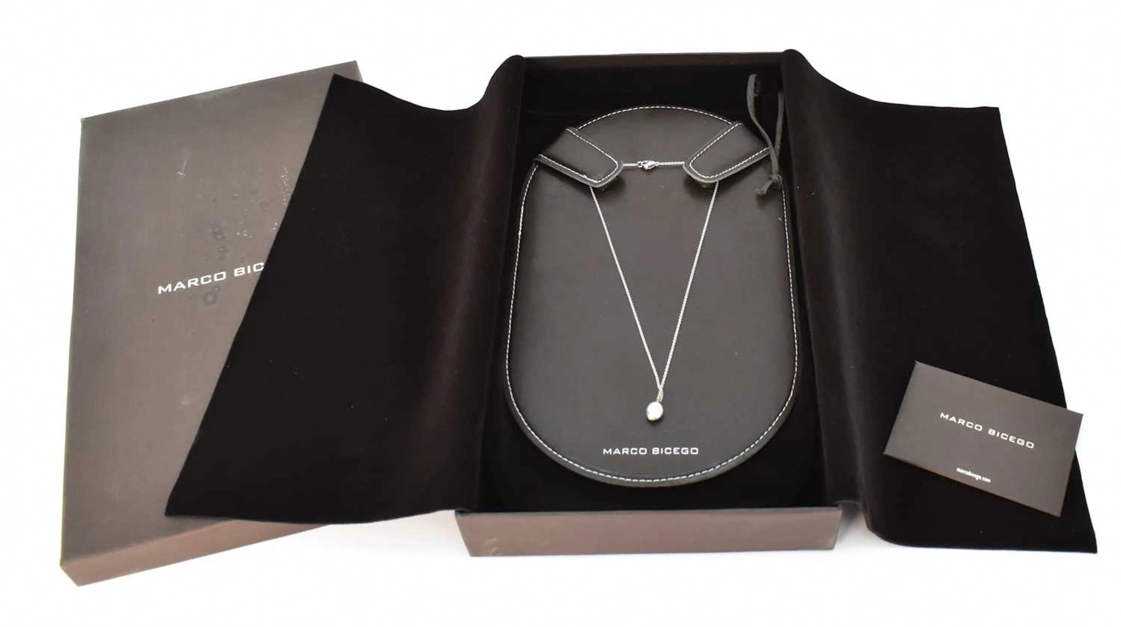 MARCO BICEGO; an 18ct white gold diamond set 'Confetti...