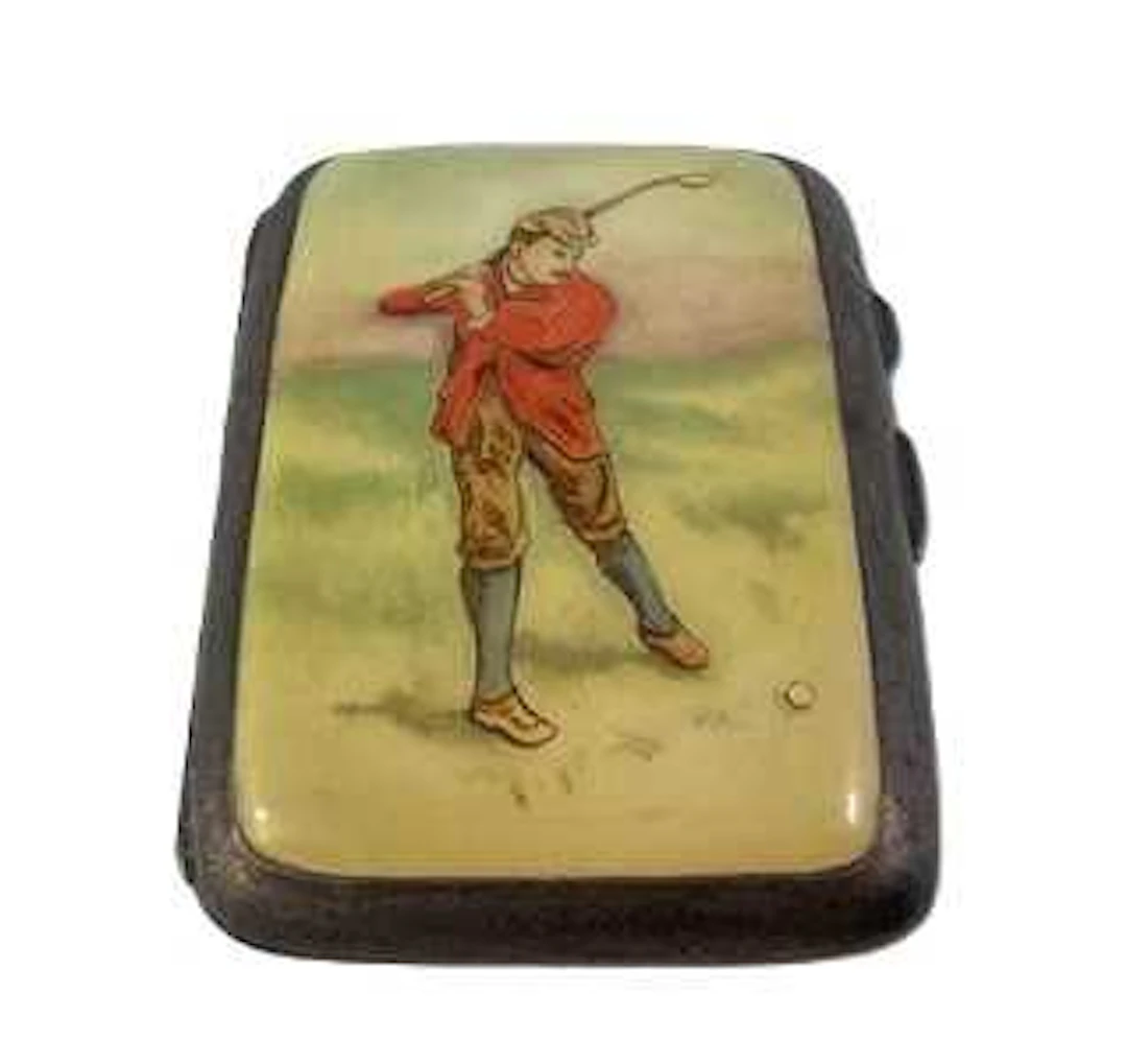 M H MEYER LTD; an Edward VIII hallmarked silver and enamel cigarette case
