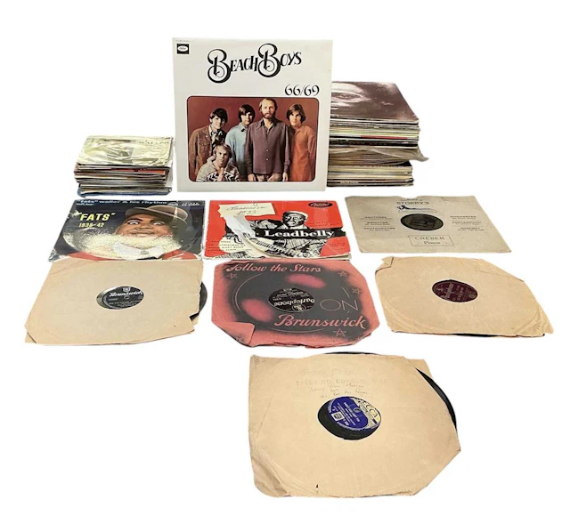 A collection of approximately seventy assorted EP