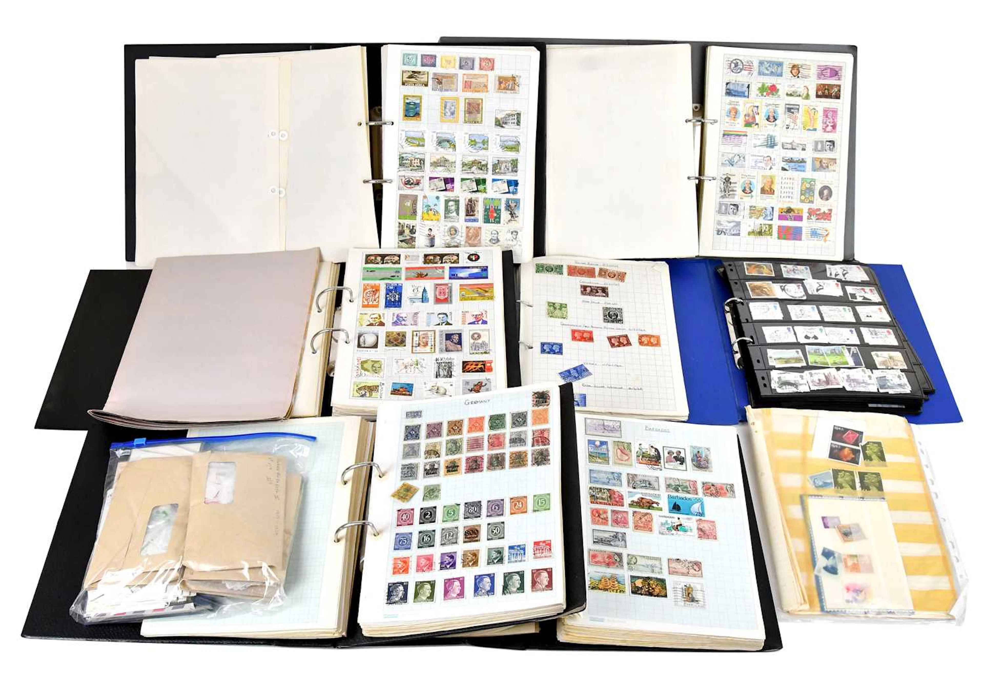 WORLD; general collection in seven albums and loose material
