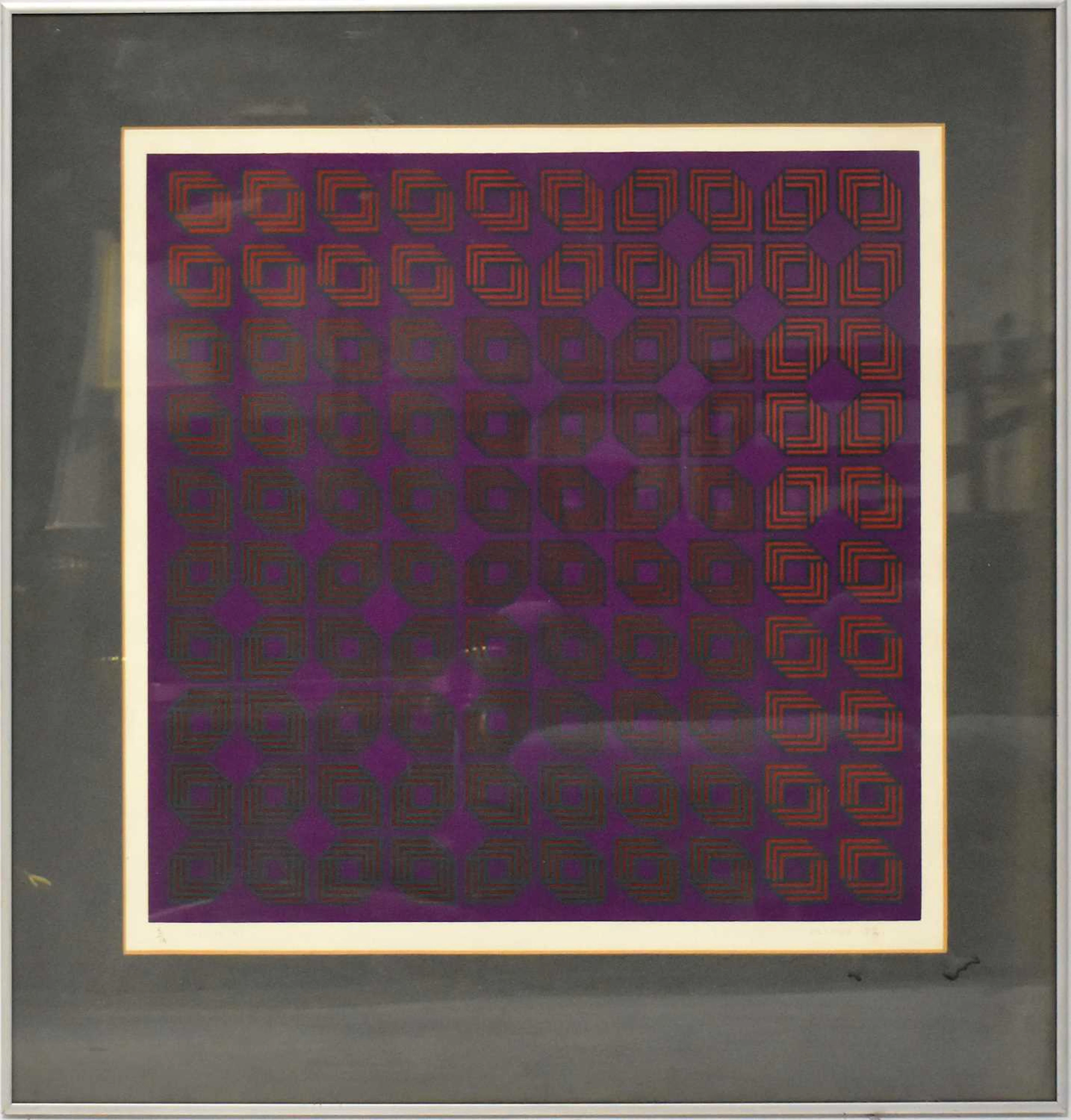 GOLLIFER (20th Century); a limited edition Optic Art colour lithograph