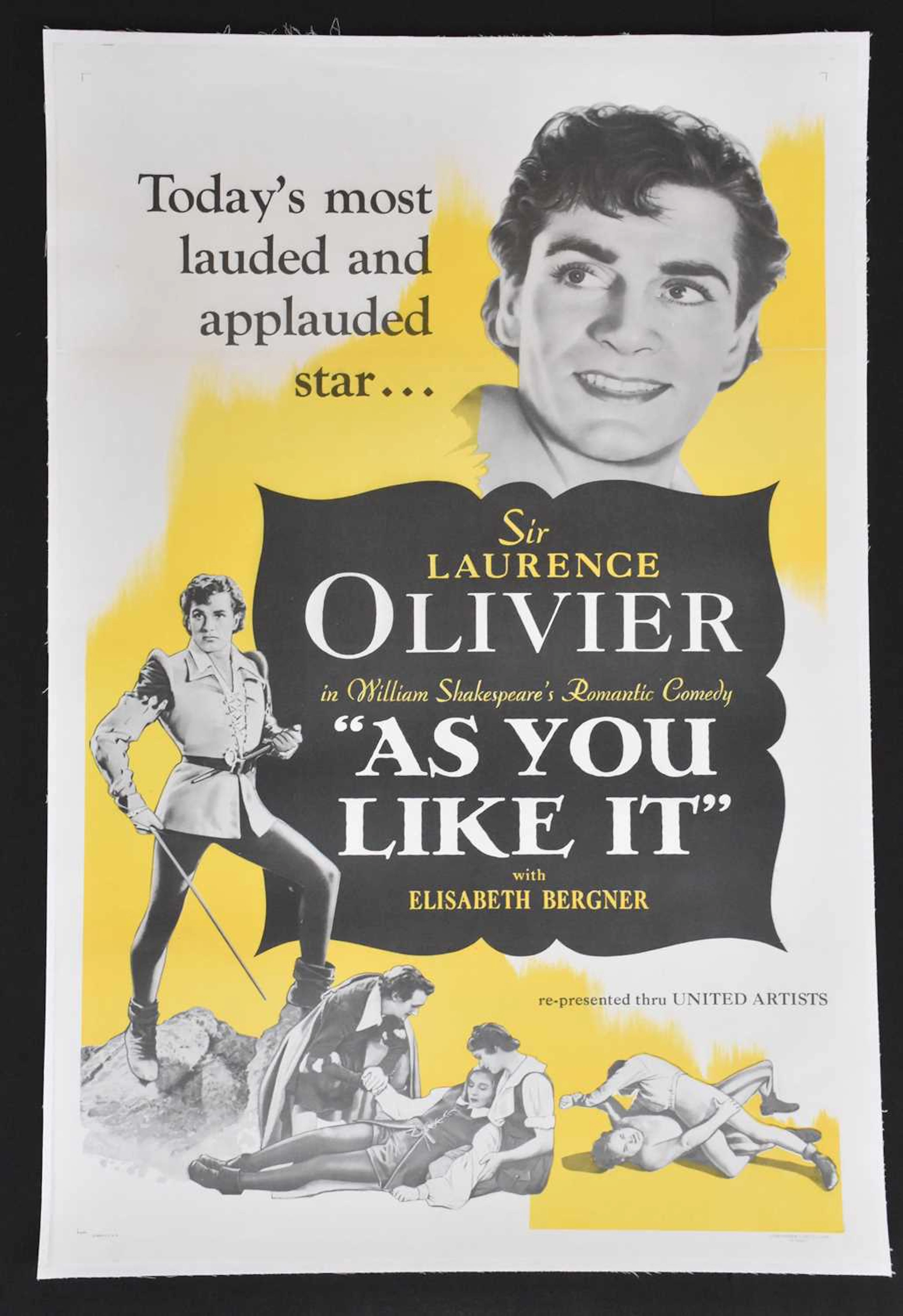 'AS YOU LIKE IT'; an original Litho-Poster Corporation of...