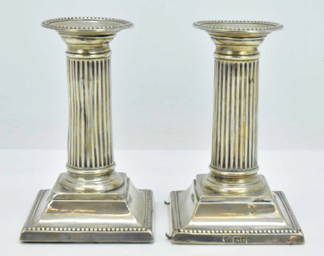 WILLIAM HUTTON & SONS LTD; a pair of Victorian hallmarked...