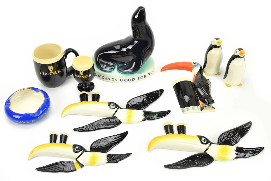 CARLTONWARE; a collection of Guinness advertising ceramics