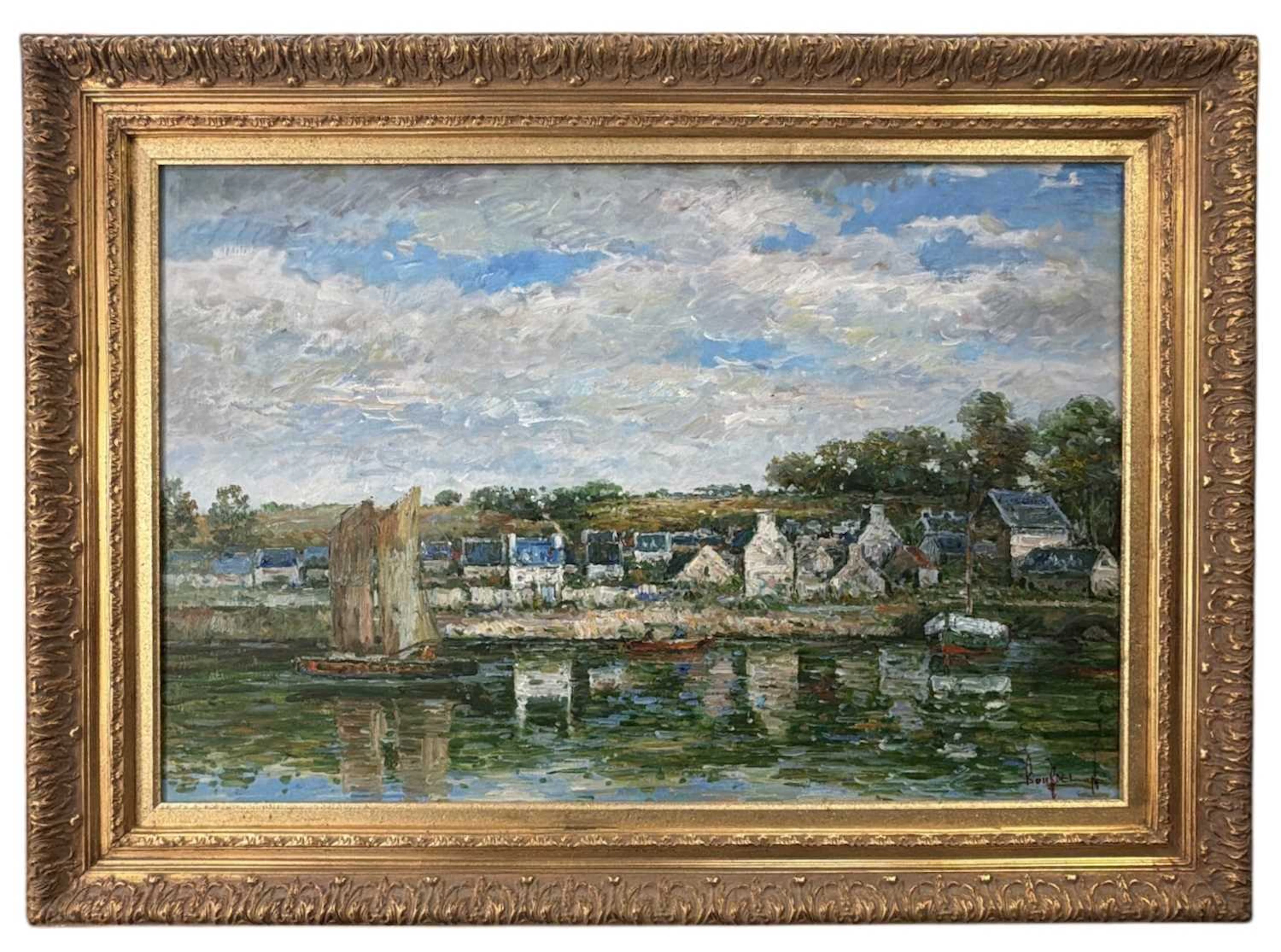 UNATTRIBUTED; a modern Impressionistic oil on canvas