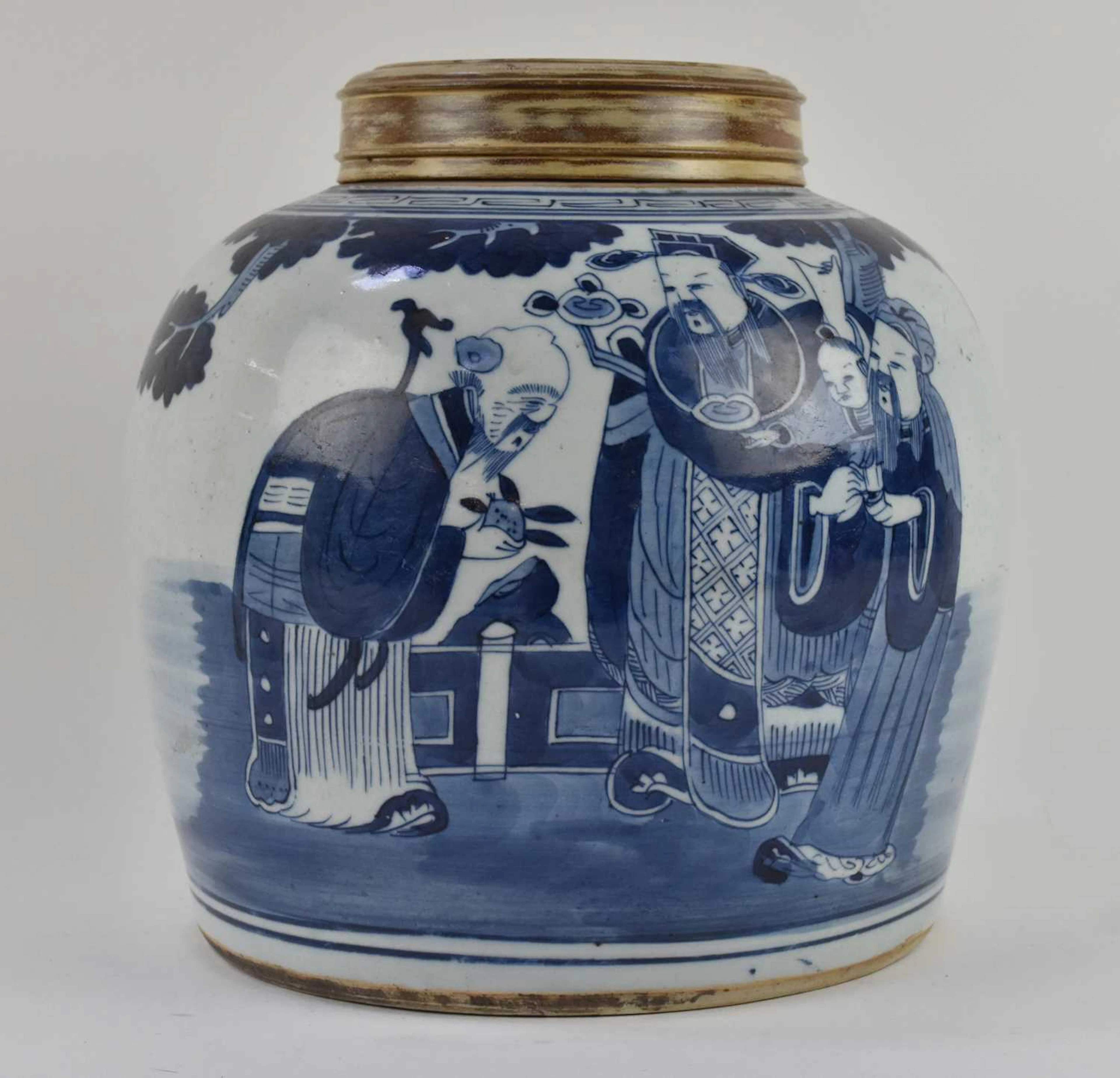 A 19th century Chinese blue and white porcelain Tak Wan...