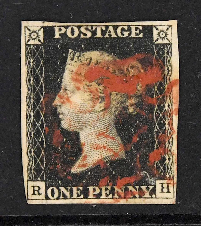 GREAT BRITAIN; 1840 1d black
